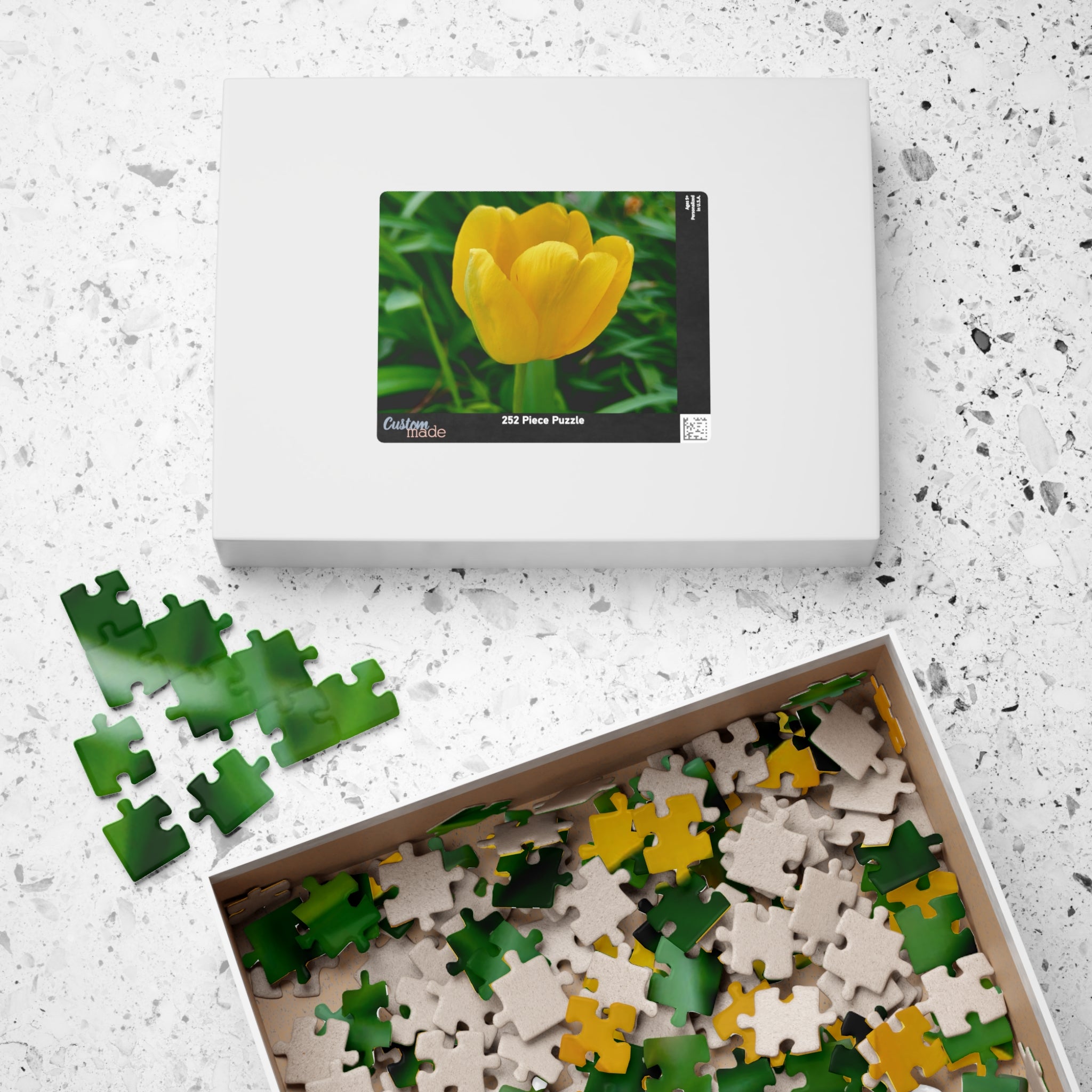 Yellow Tulip Jigsaw Puzzle