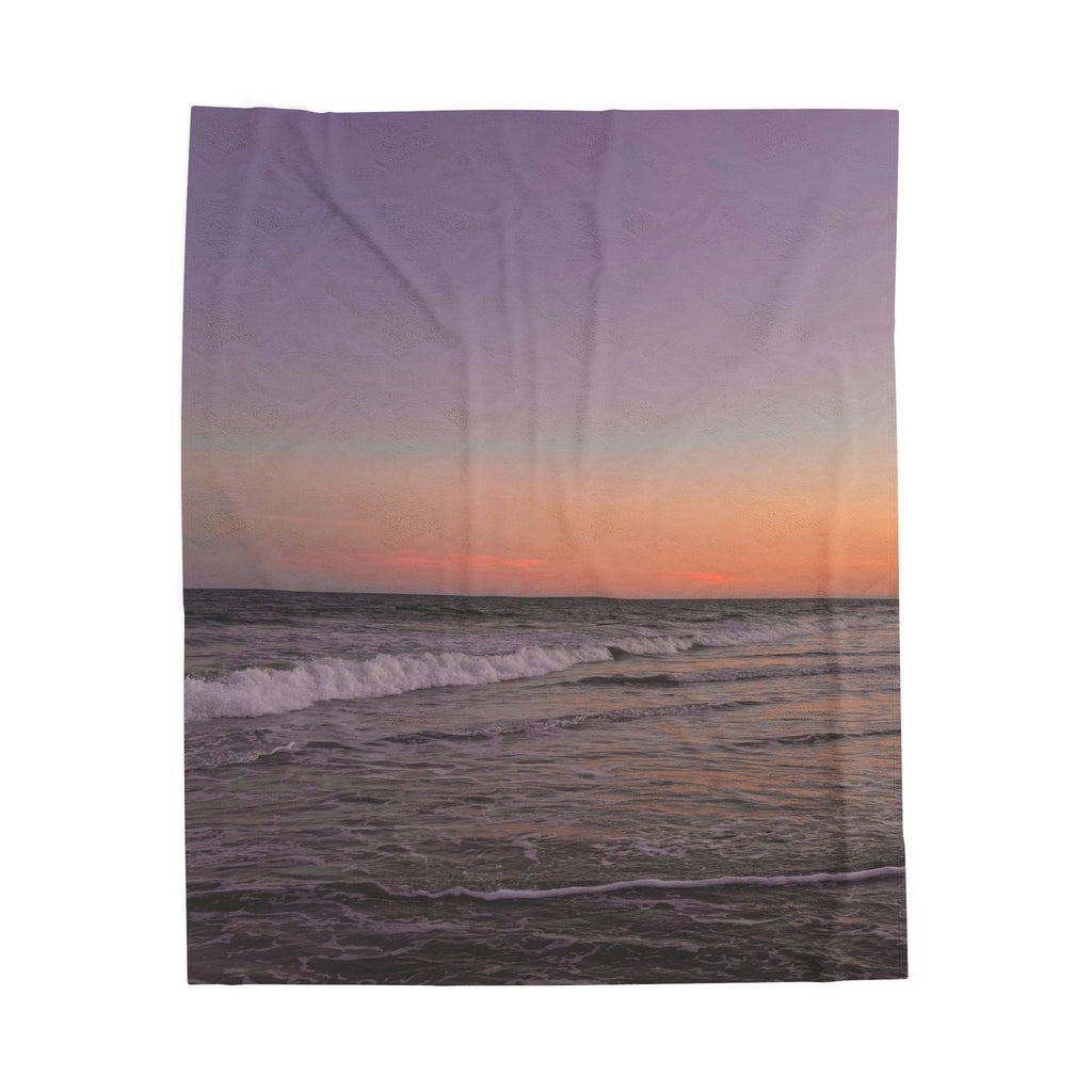 Pastel Beach Throw Blanket