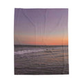 Pastel Beach Throw Blanket