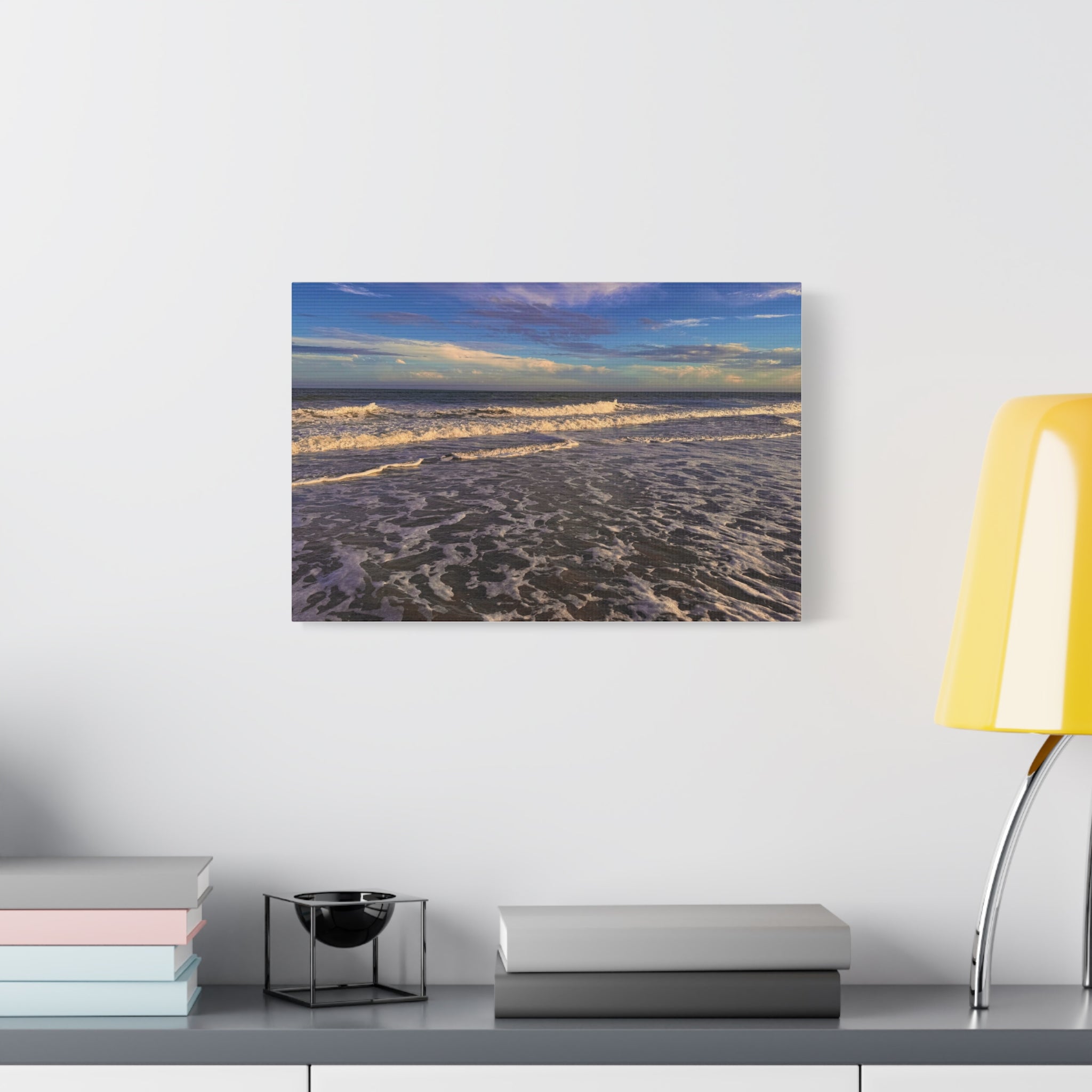Waves & Sky Matte Canvas Print