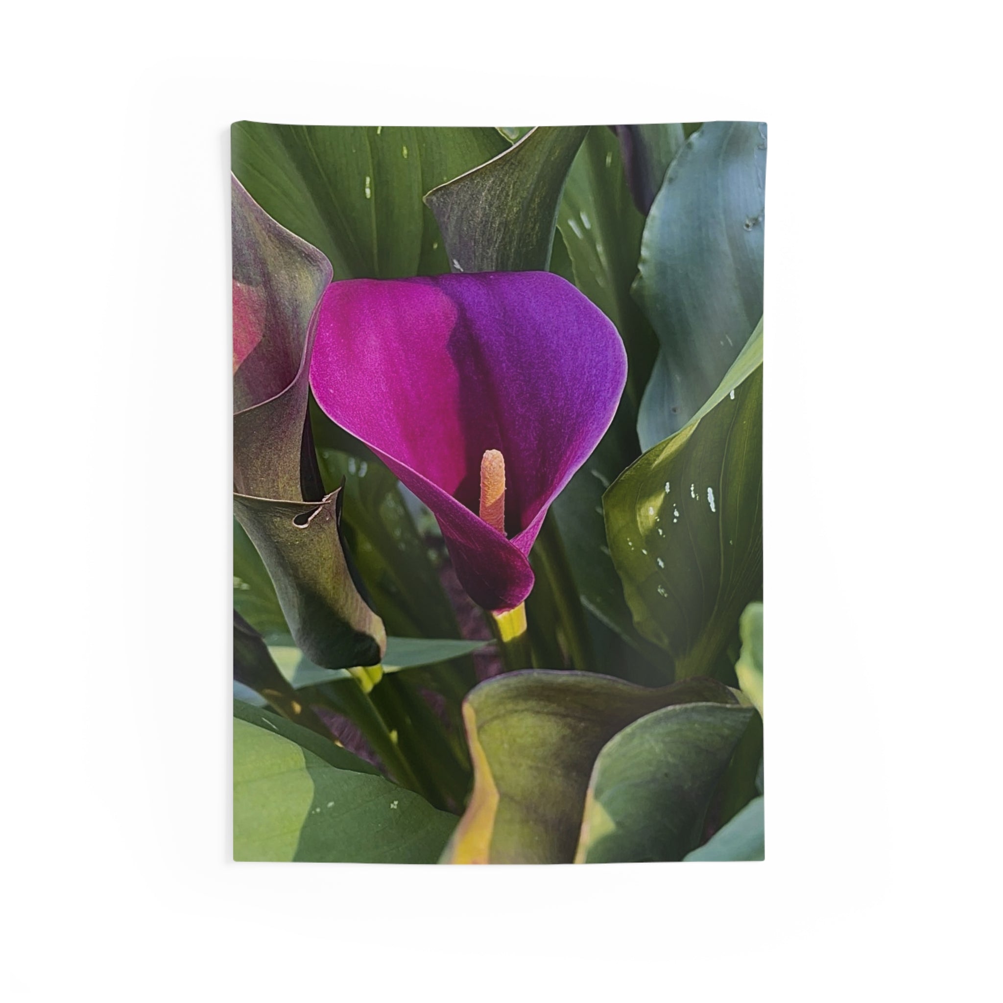 Purple Calla Lily Wall Tapestry