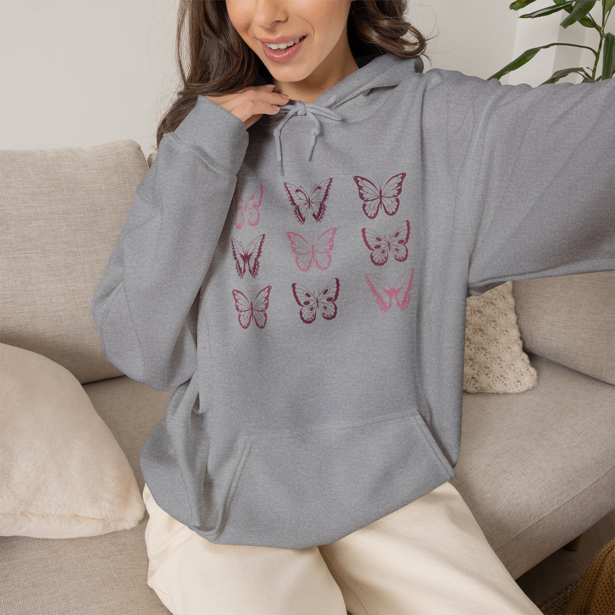 Butterfly Grid Hoodie