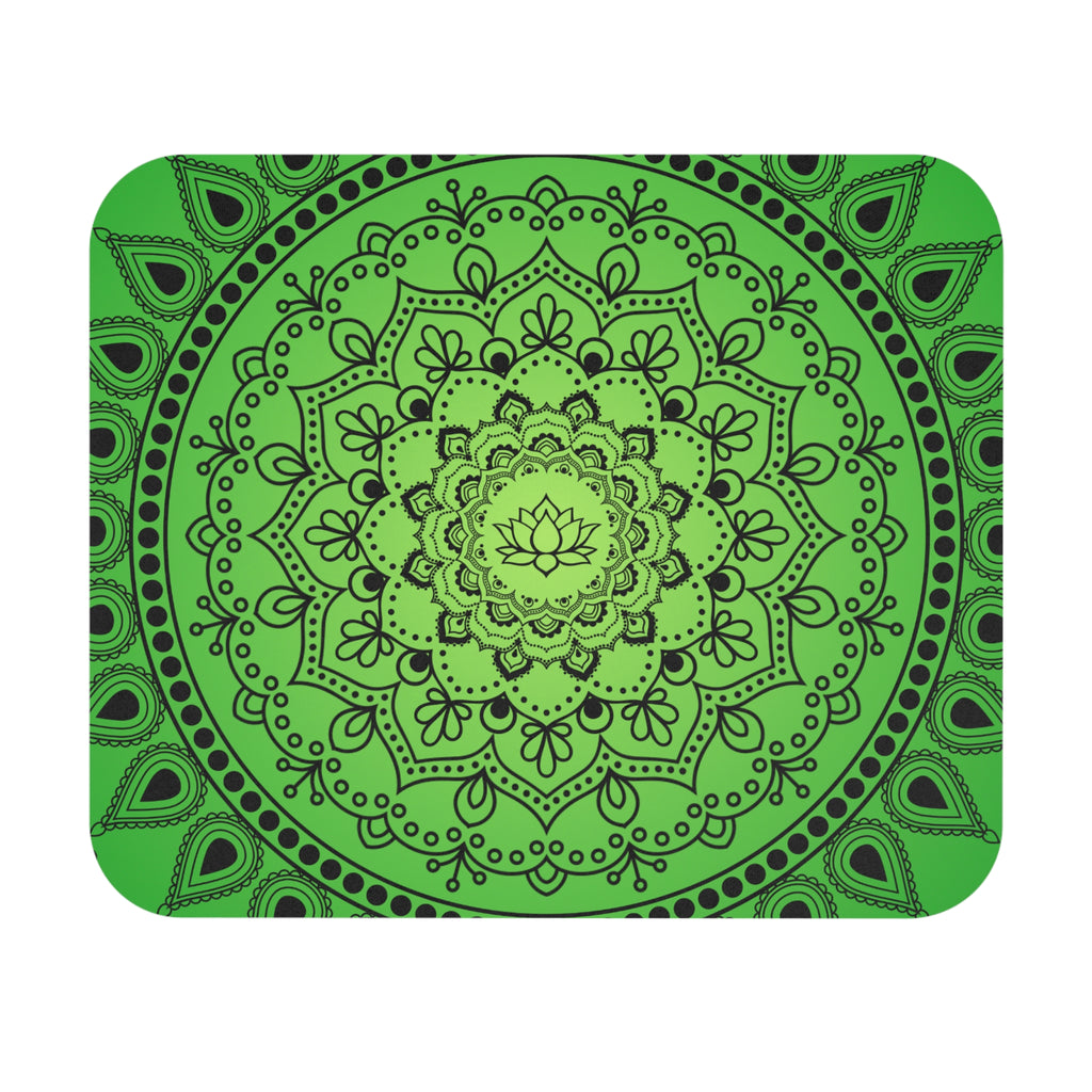 Green Mandala Mouse Pad