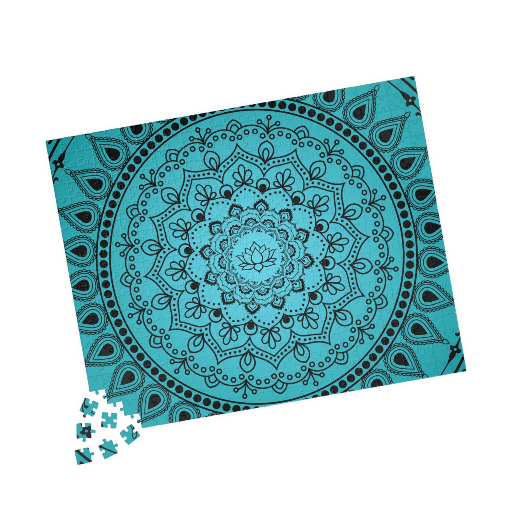 Blue Mandala Jigsaw Puzzle