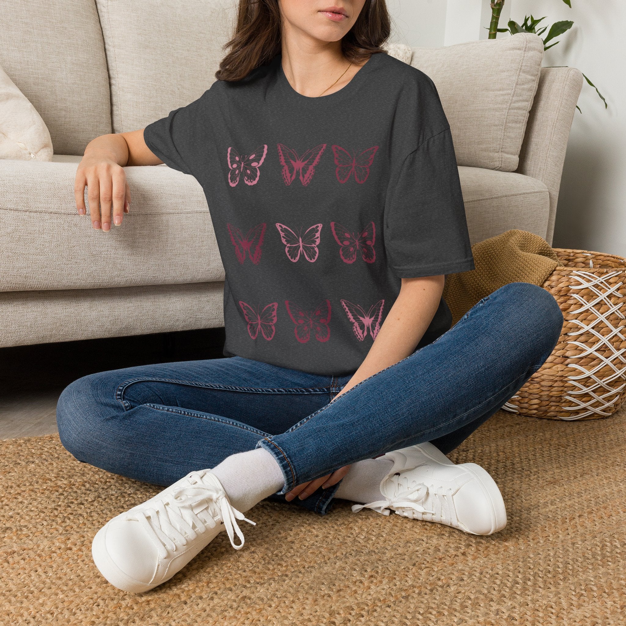 Butterfly Grid T-Shirt