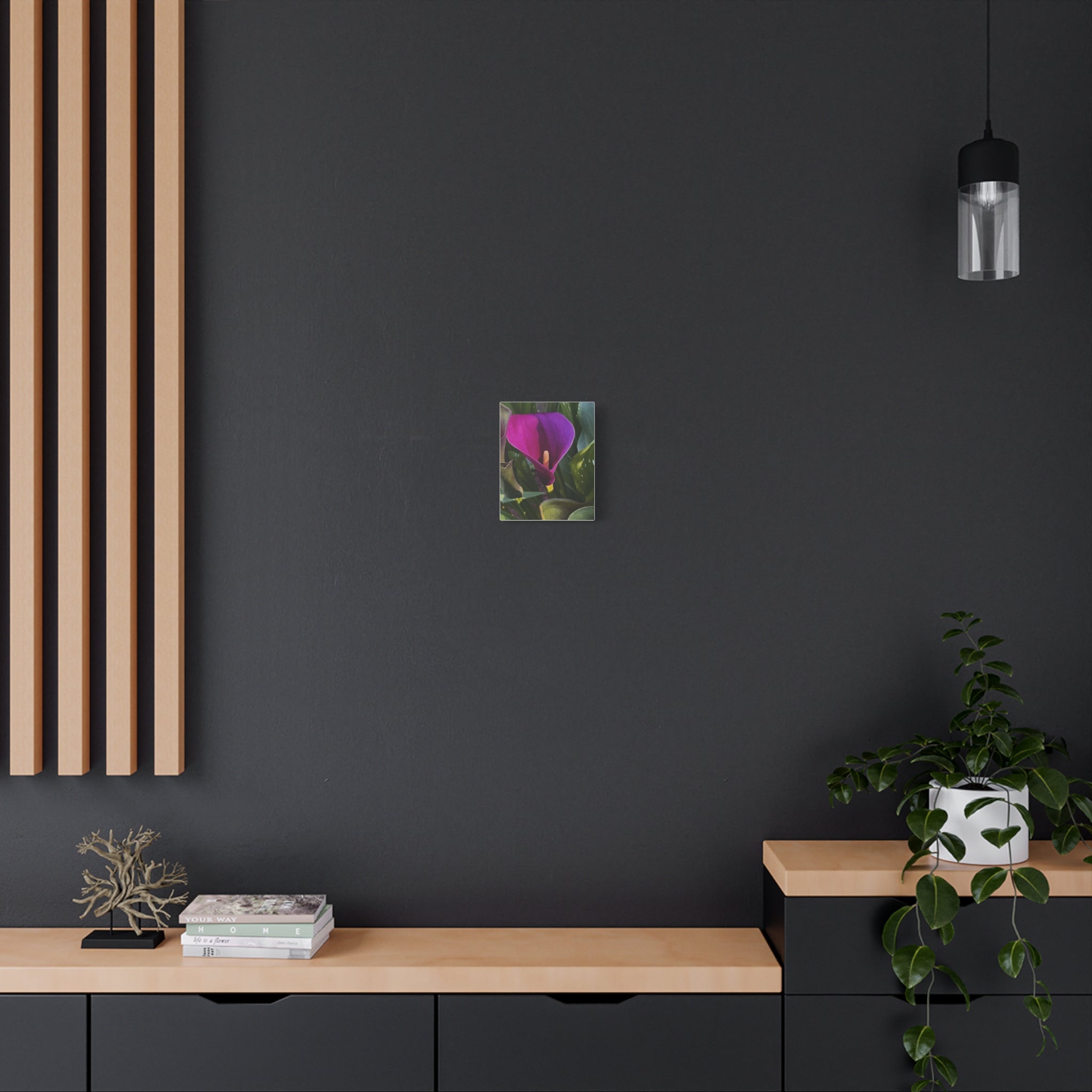 Purple Calla Lily Canvas Print