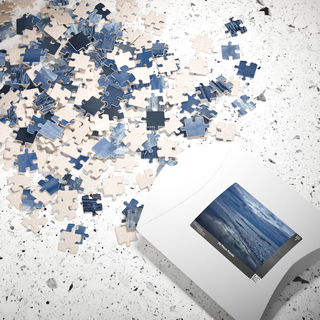 Cloudy Beach Jigsaw Puzzle