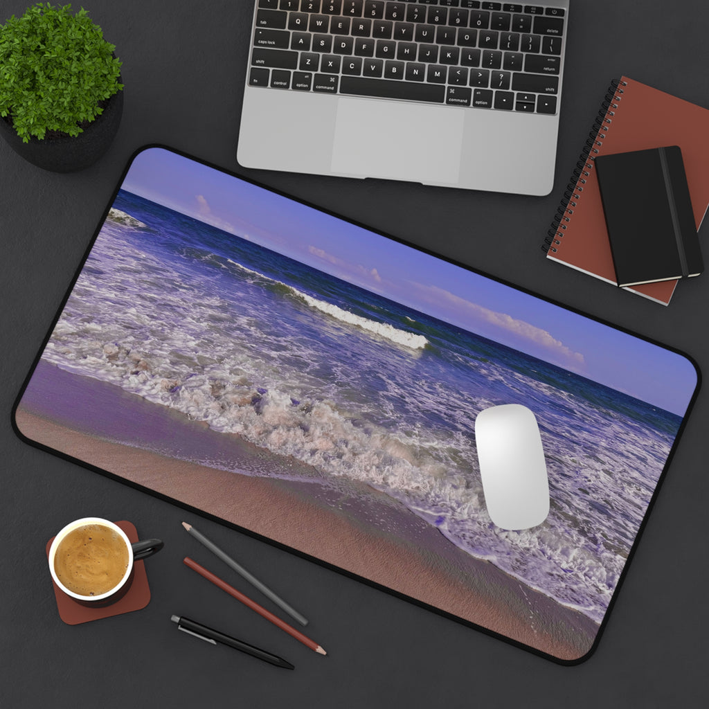 Beach Waves Desk Mat
