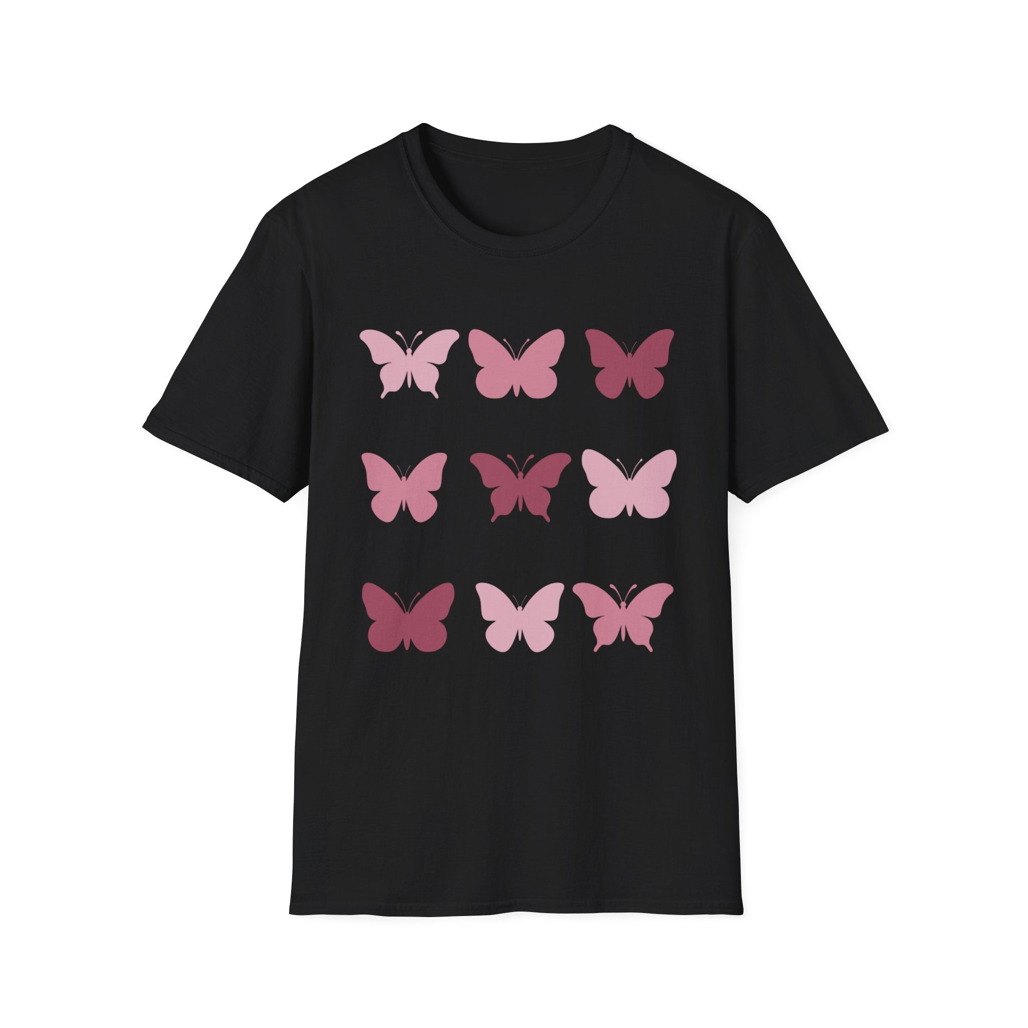 Butterfly Grid T‑Shirt — Solid
