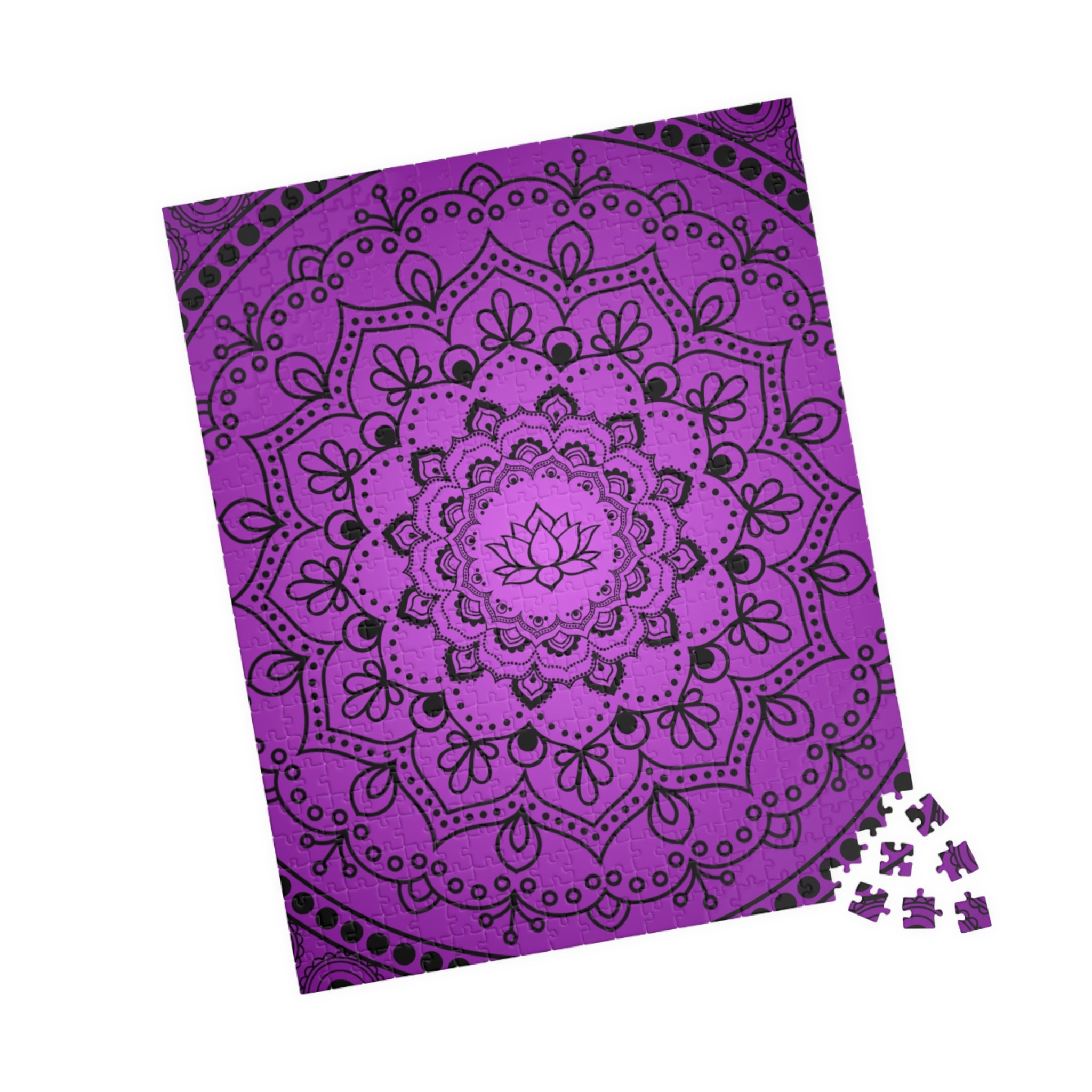Purple Mandala Jigsaw Puzzle