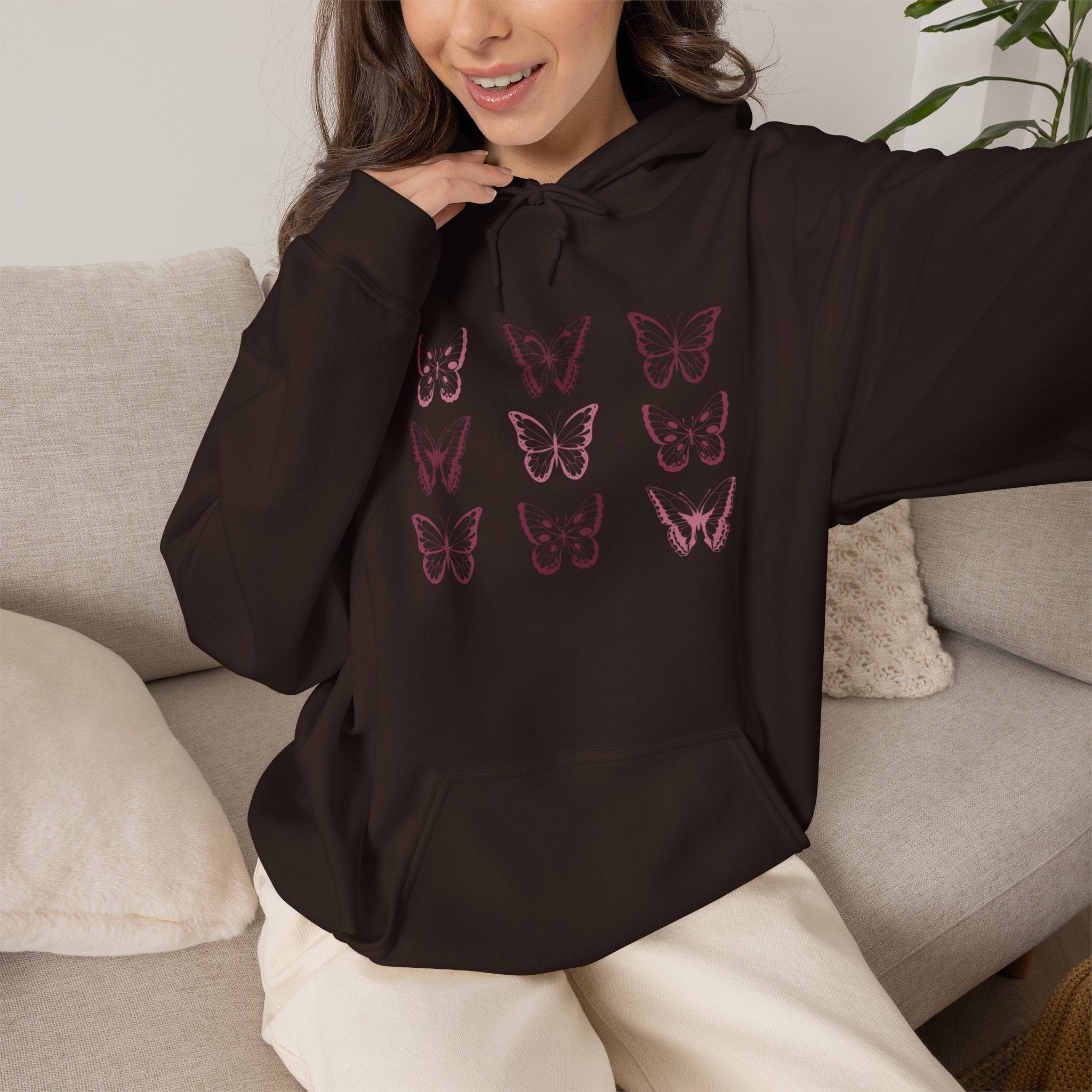 Butterfly Grid Hoodie