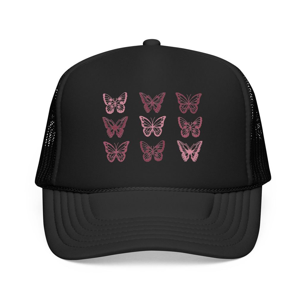 Butterfly Grid Trucker Hat