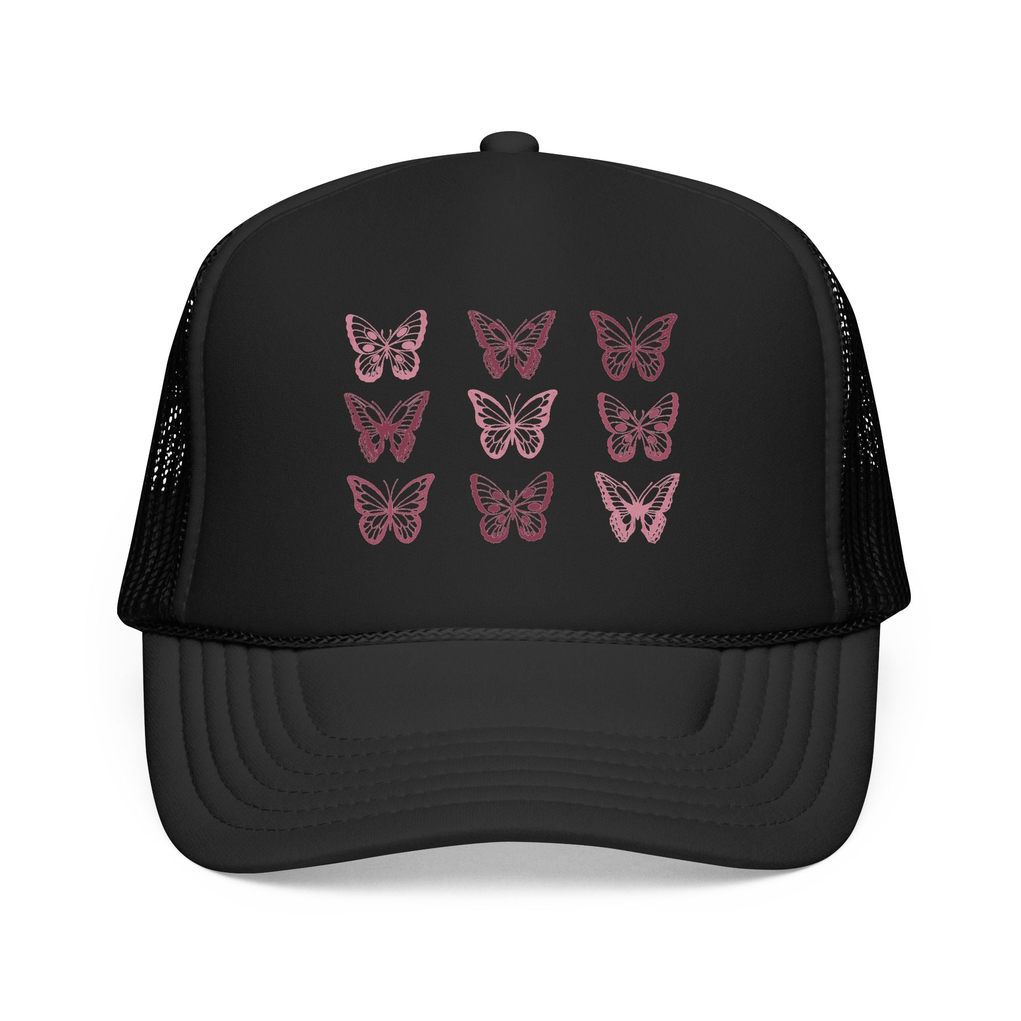 Butterfly Grid Trucker Hat