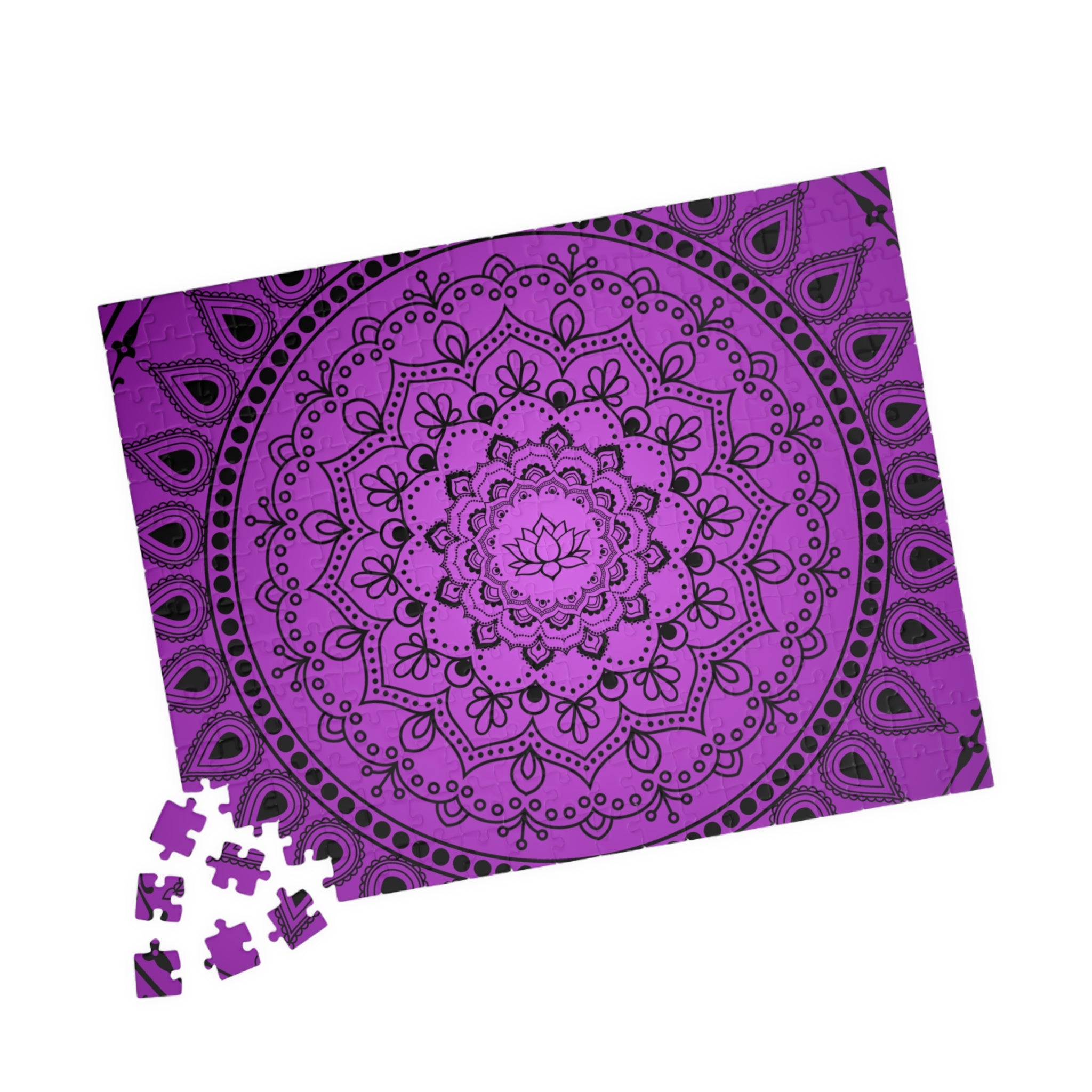 Purple Mandala Jigsaw Puzzle