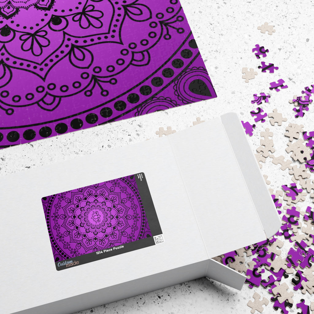 Purple Mandala Jigsaw Puzzle