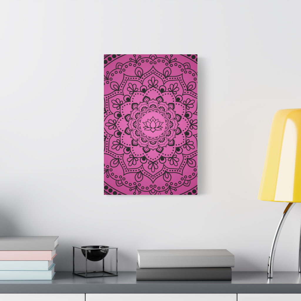 Pink Mandala Canvas Print