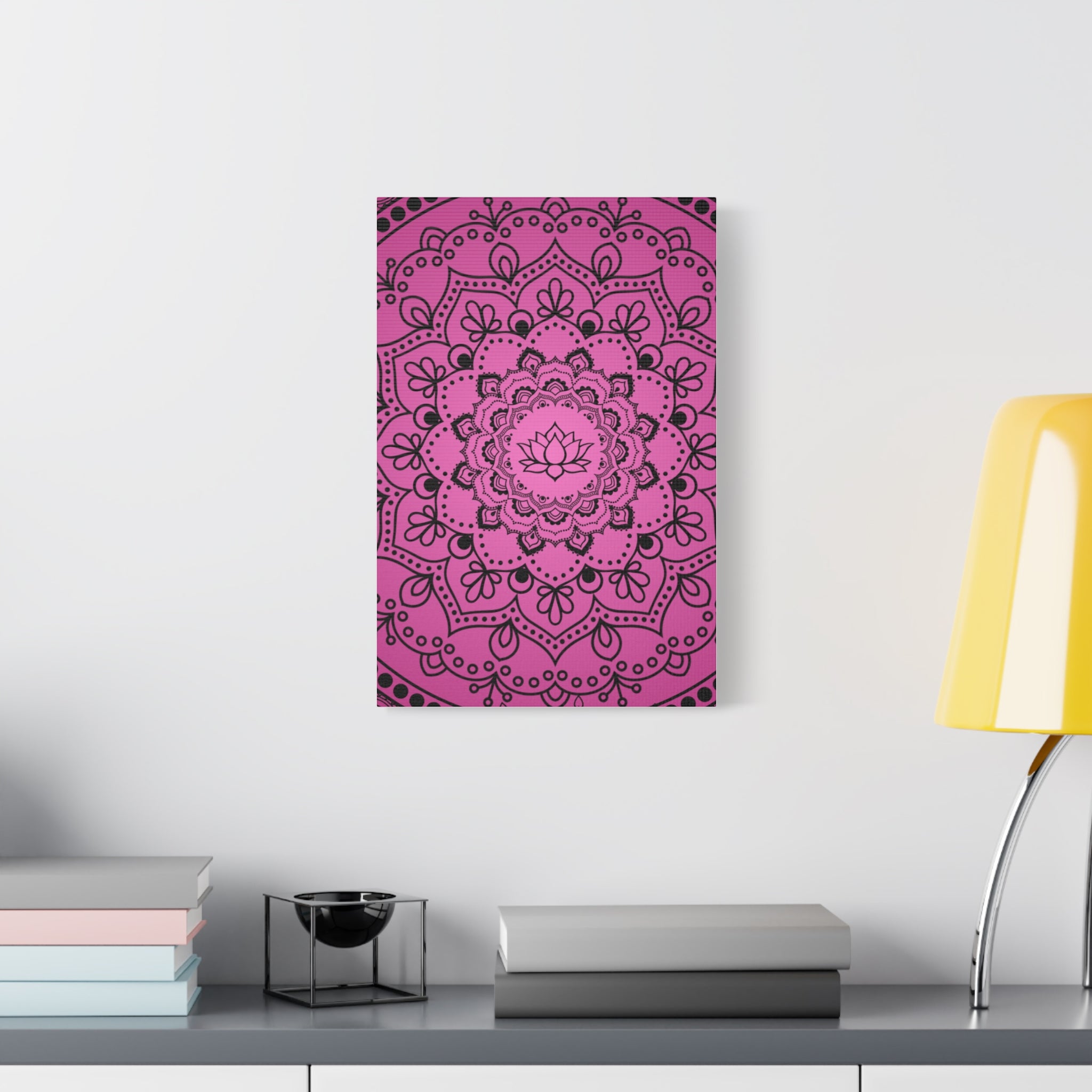 Pink Mandala Canvas Print