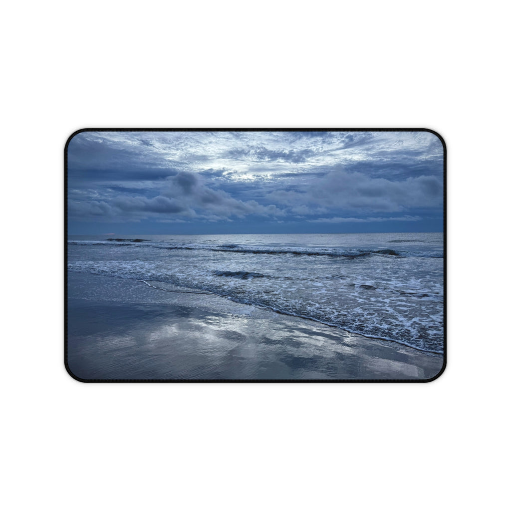 Cloudy Beach Desk Mat