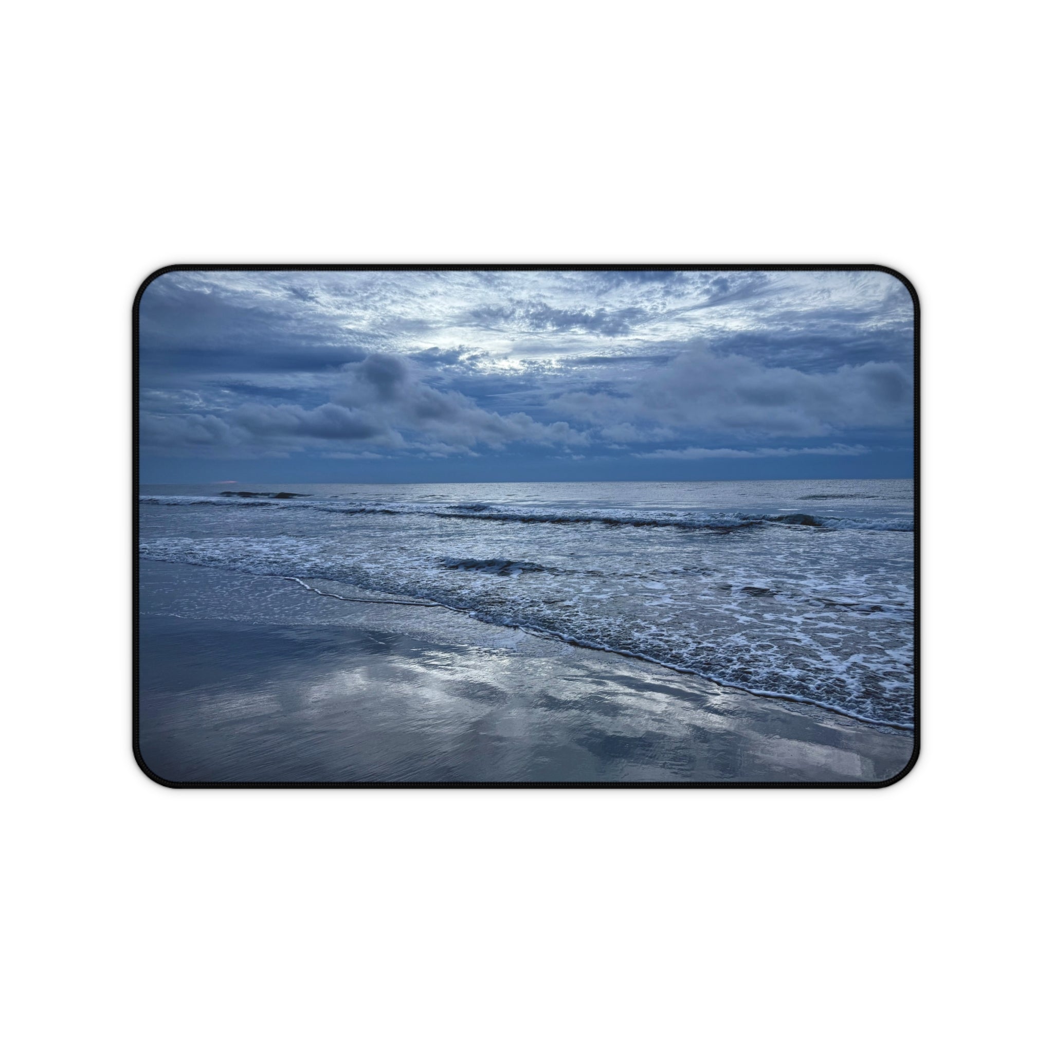 Cloudy Beach Desk Mat