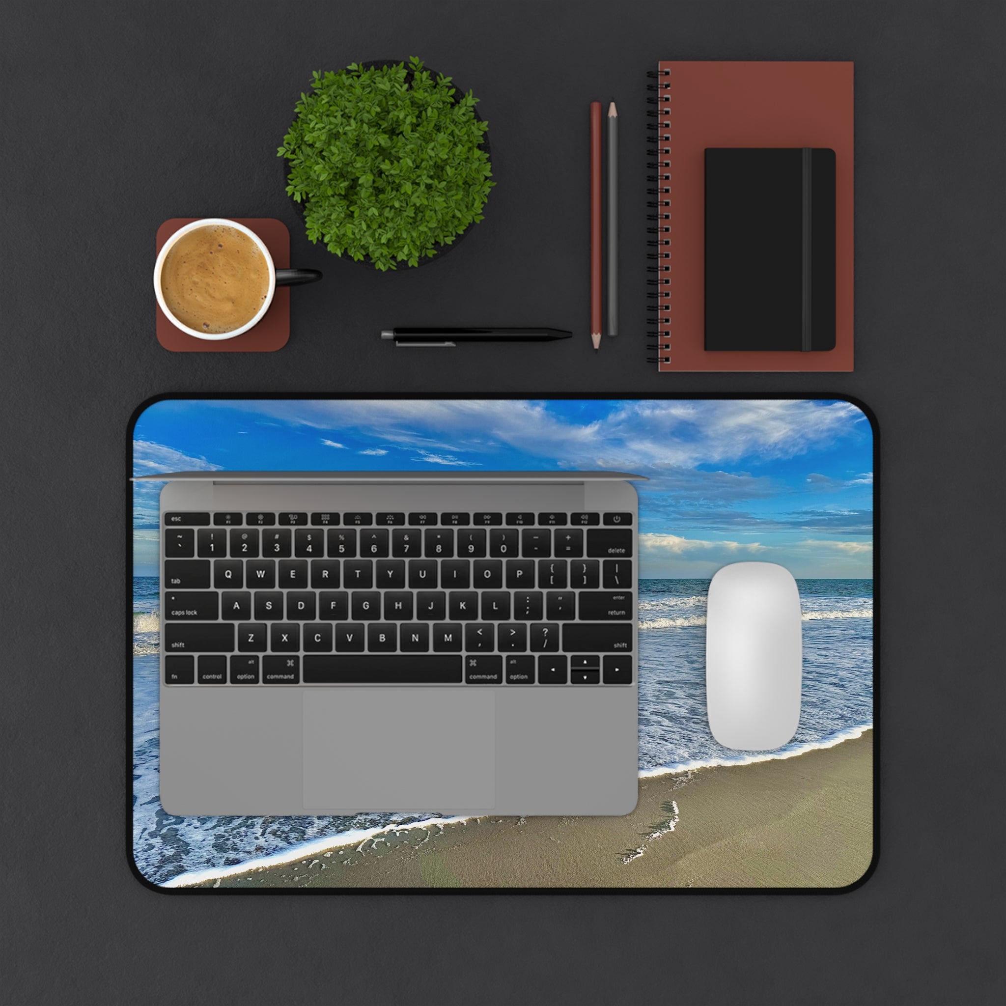 Turquoise Beach Desk Mat