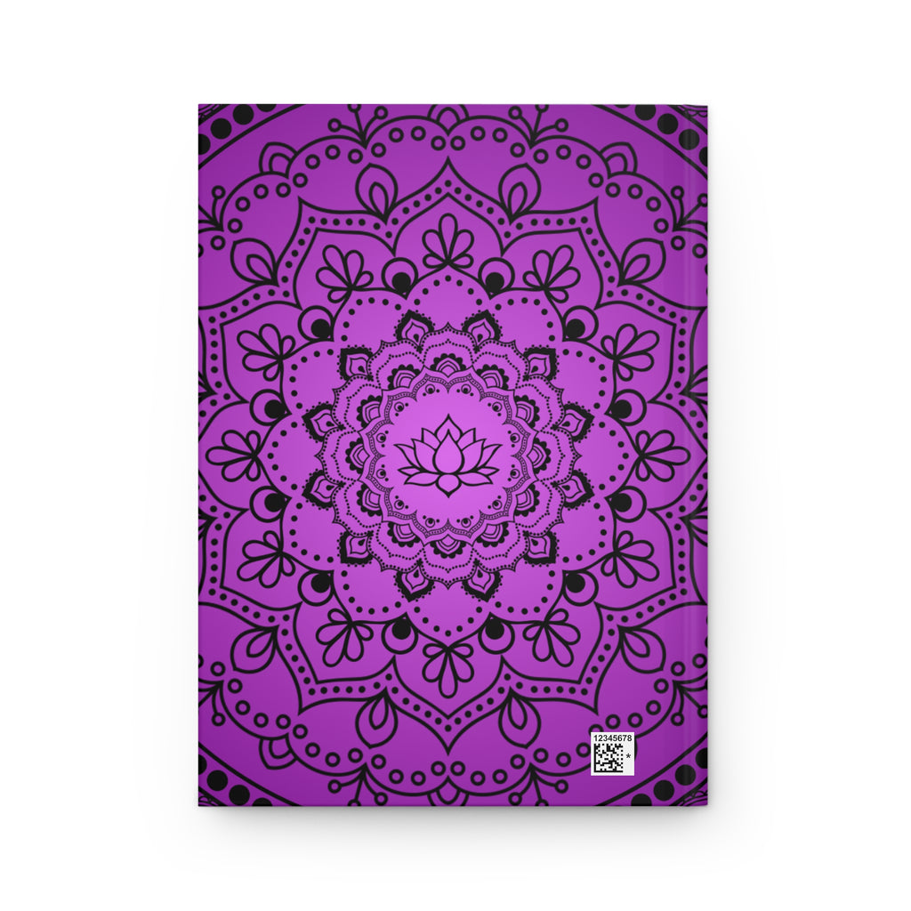 Purple Mandala Hardcover Journal