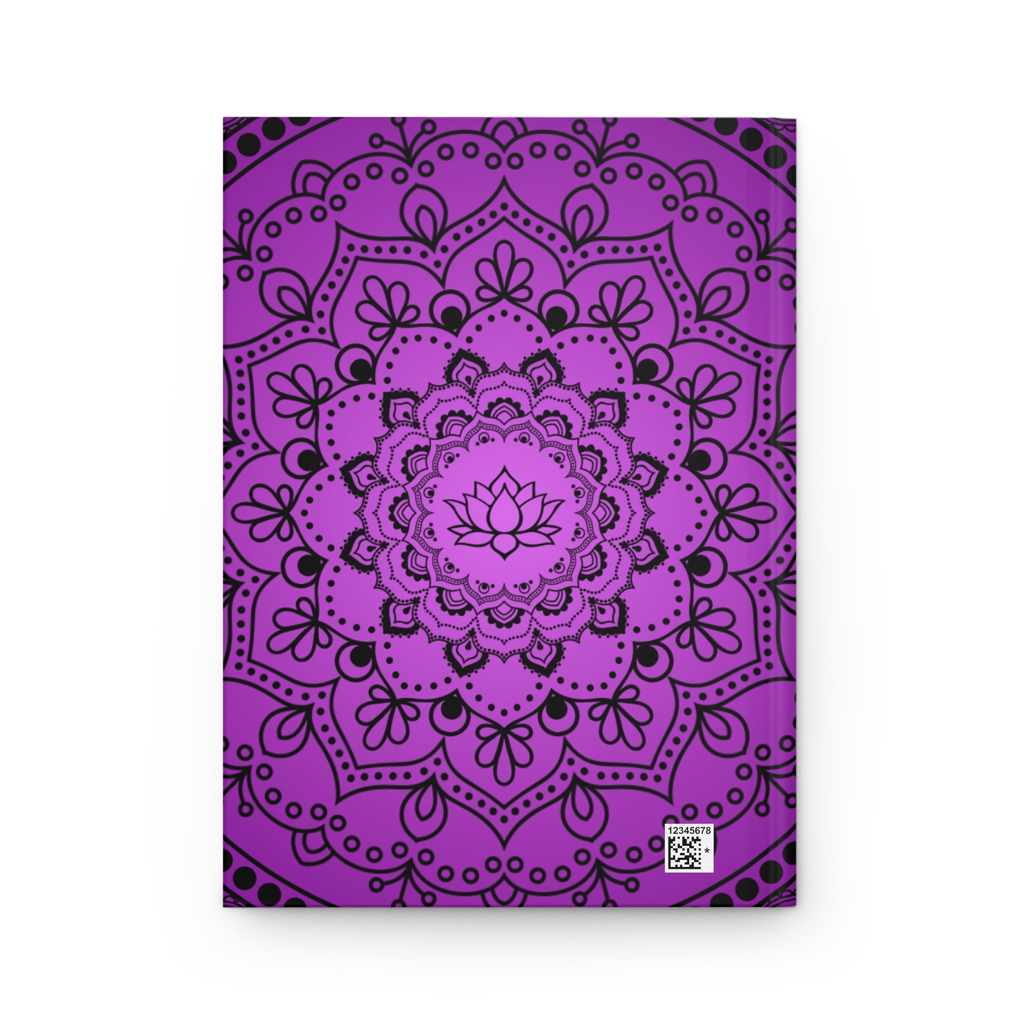 Purple Mandala Hardcover Journal