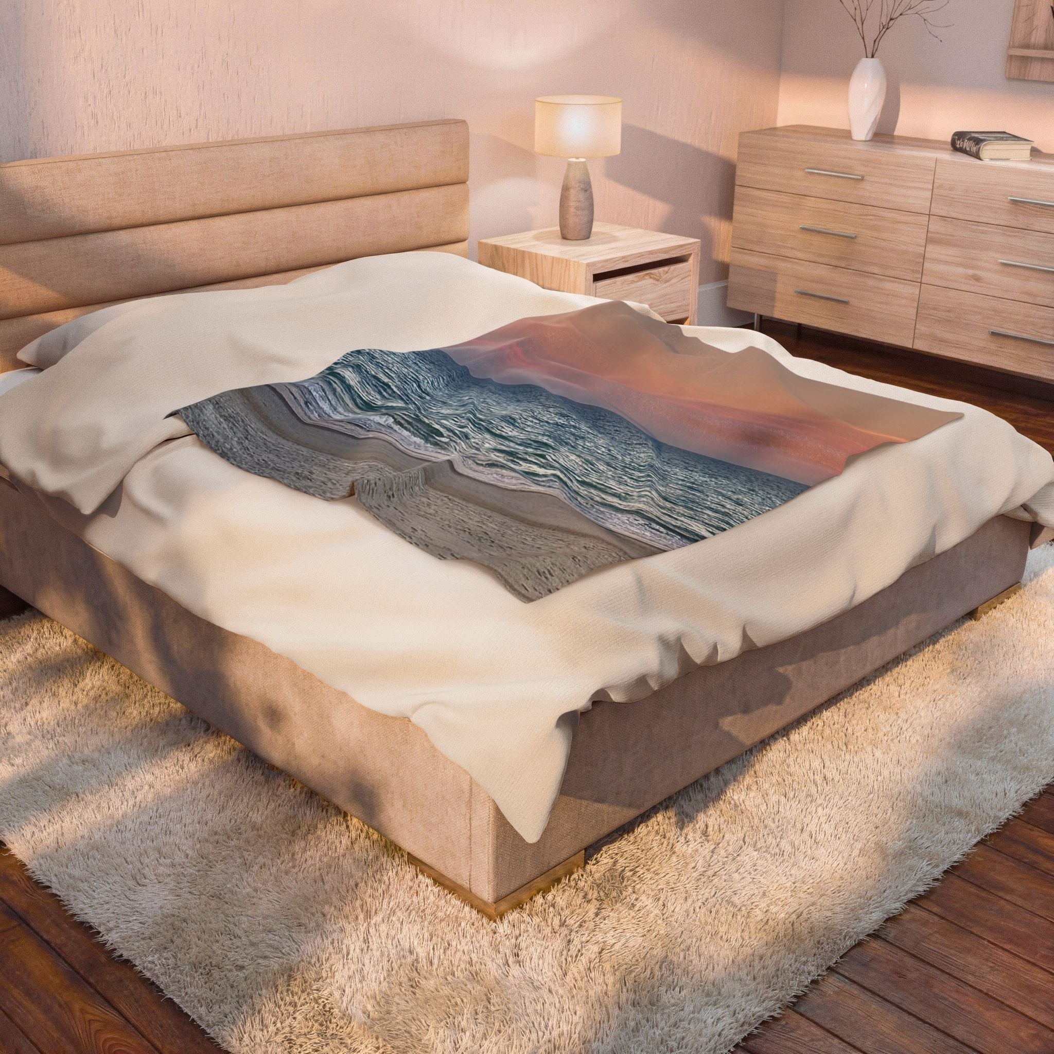 Myrtle Beach Sunset Throw Blanket