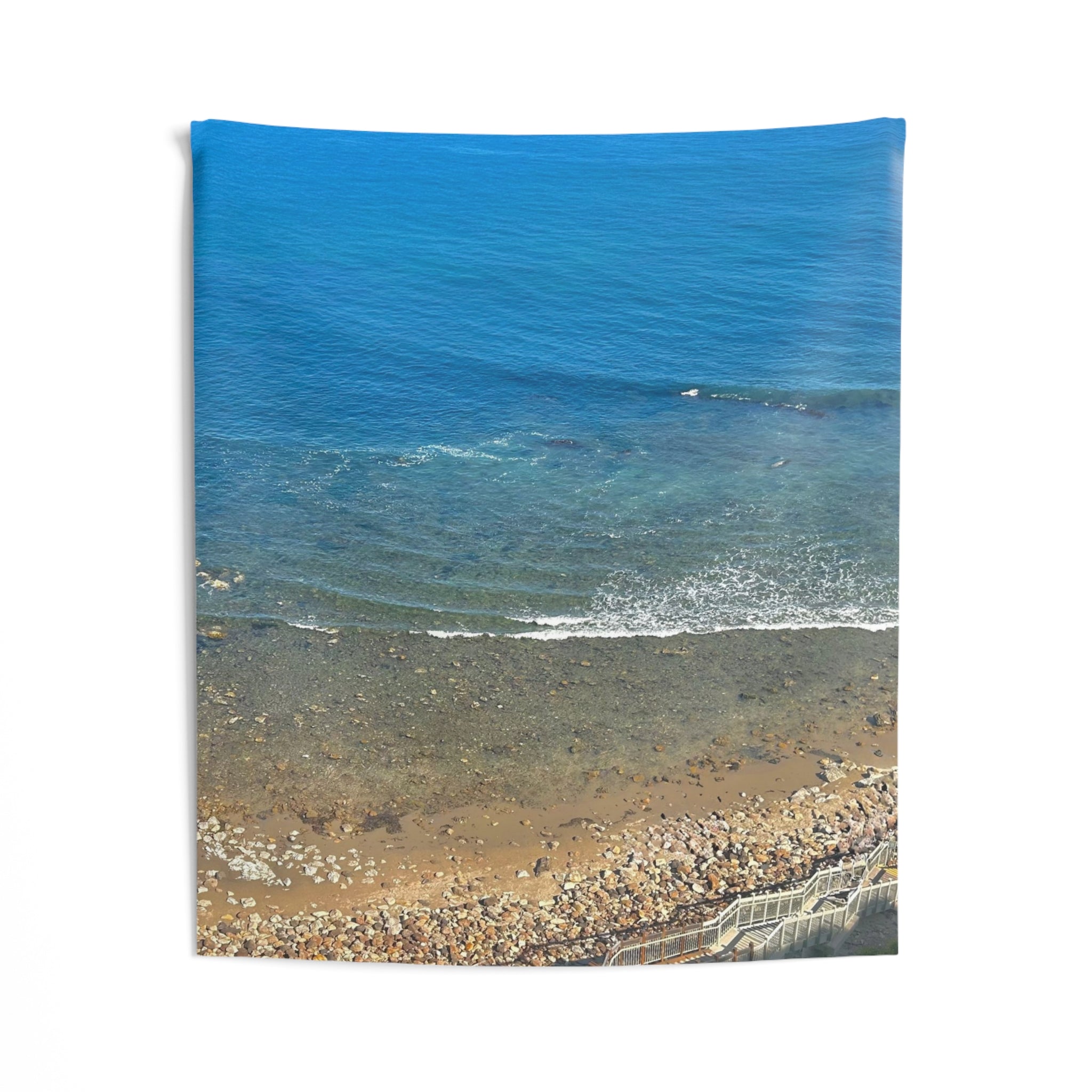 Blue Shore Wall Tapestry