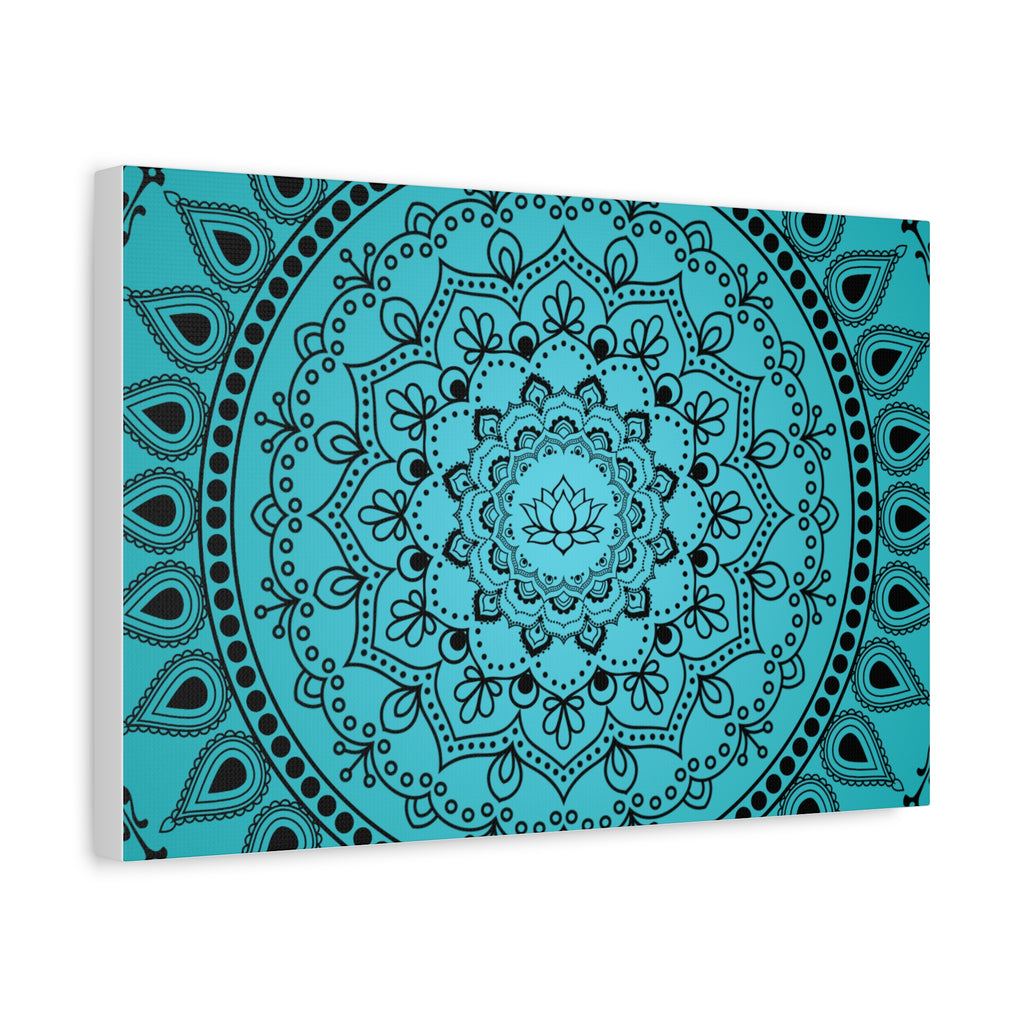 Blue Mandala Canvas Print