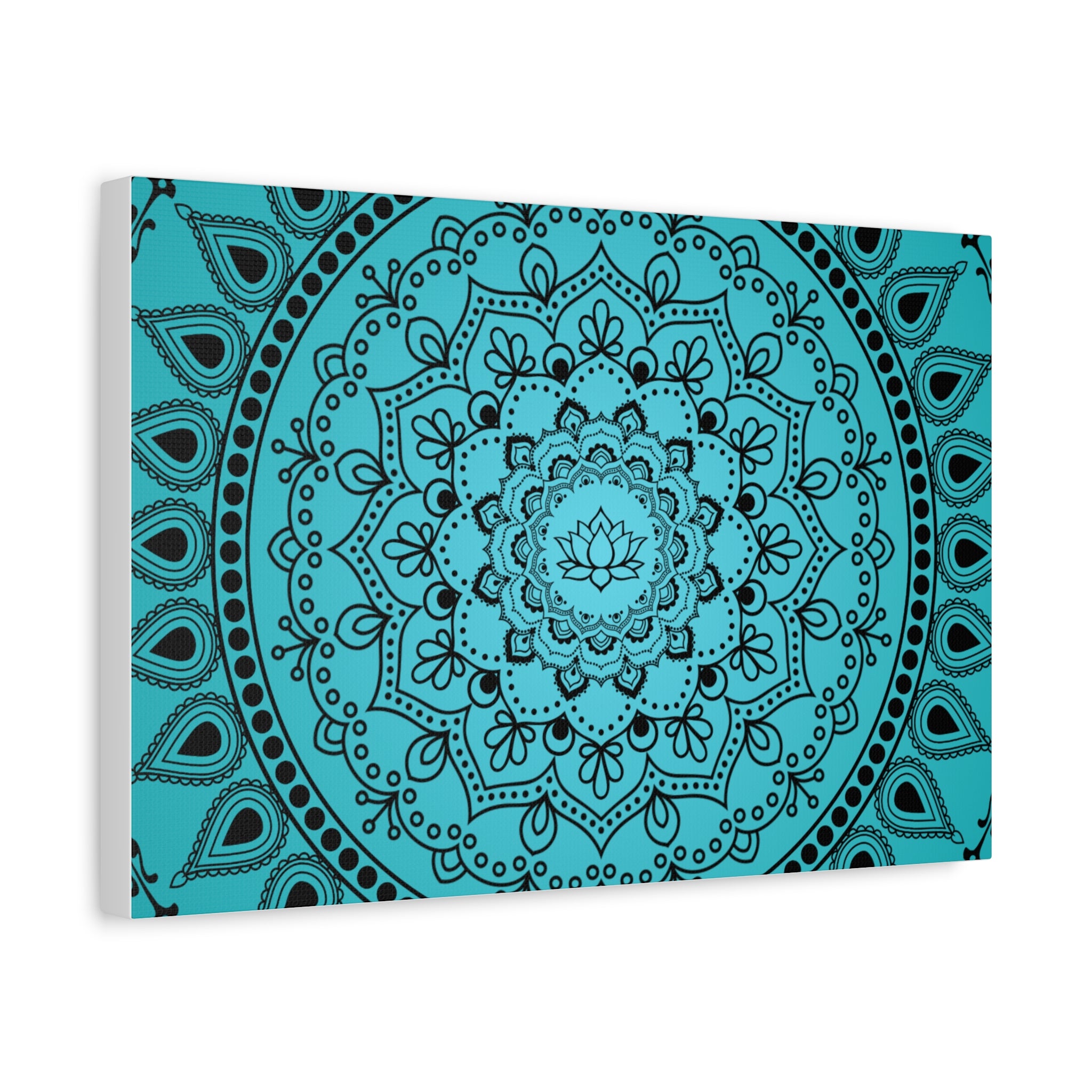 Blue Mandala Canvas Print