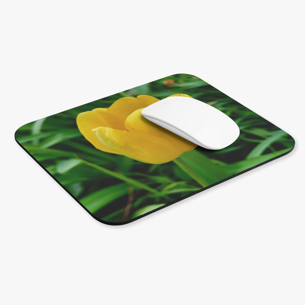 Yellow Tulip Mouse Pad