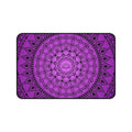 Purple Mandala Desk Mat — Boho Yoga Meditation Mouse Pad