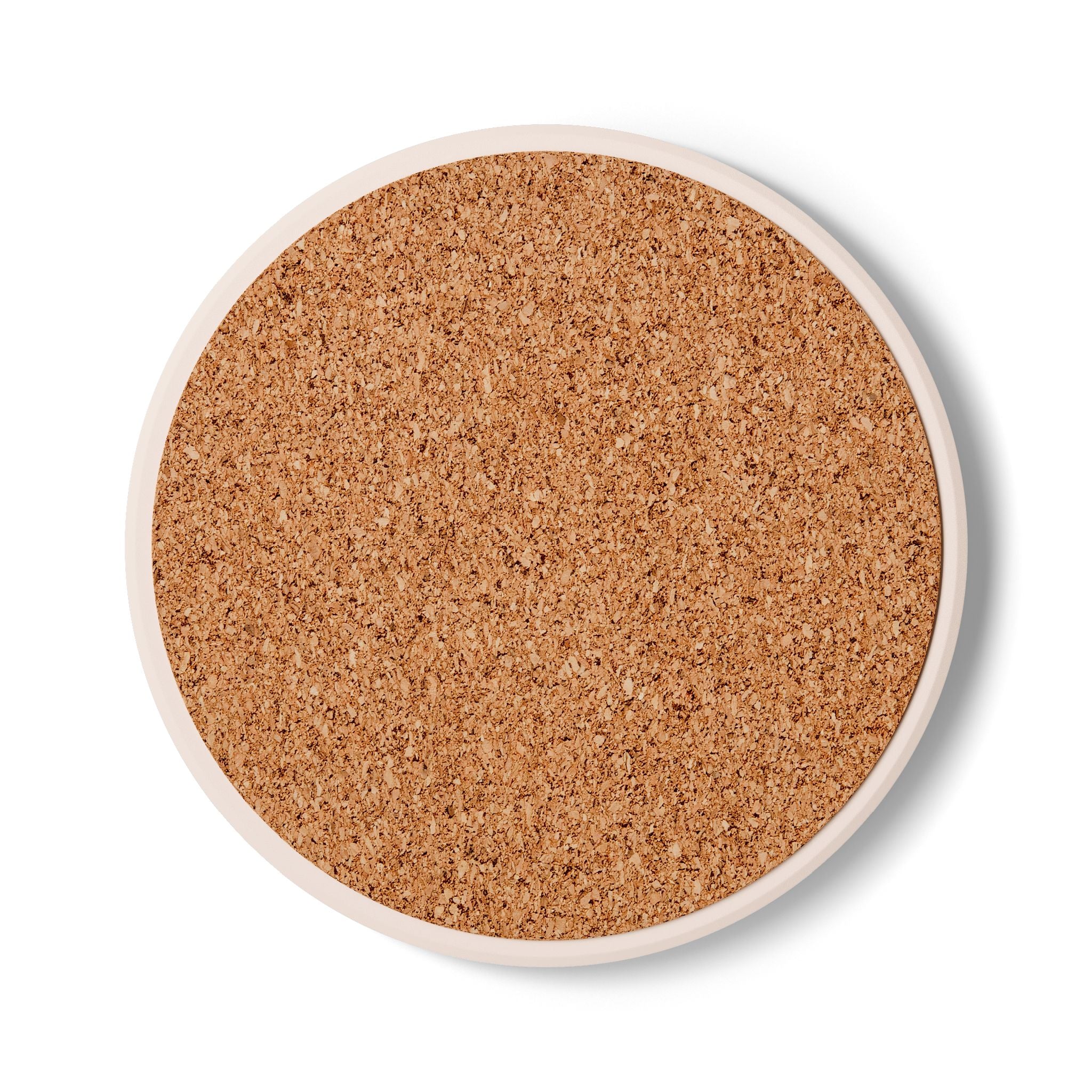 Sunset Beach Ceramic Coaster — Coastal Ocean Sunrise Drink Coaster