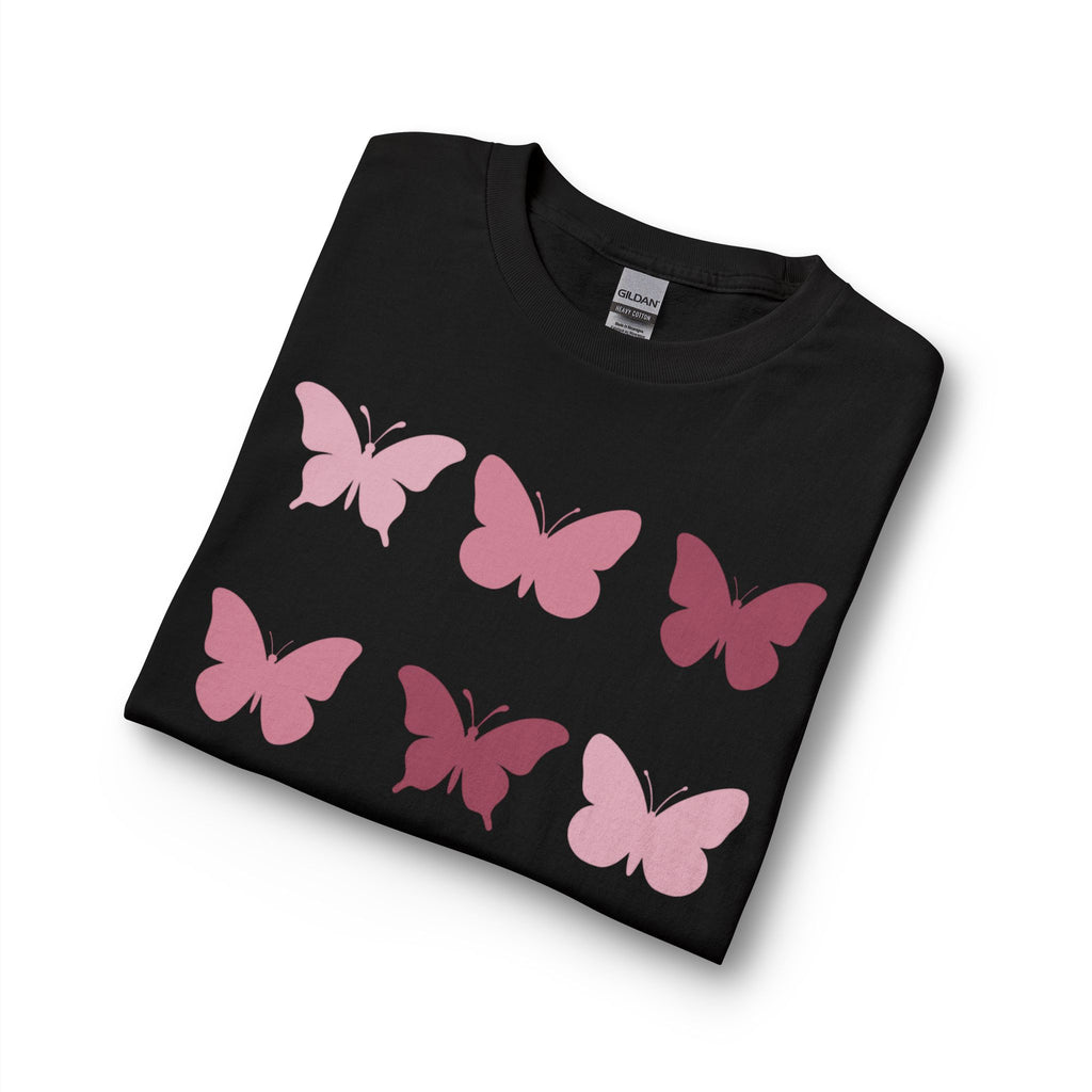 Butterfly Grid Long Sleeve Tee- solid