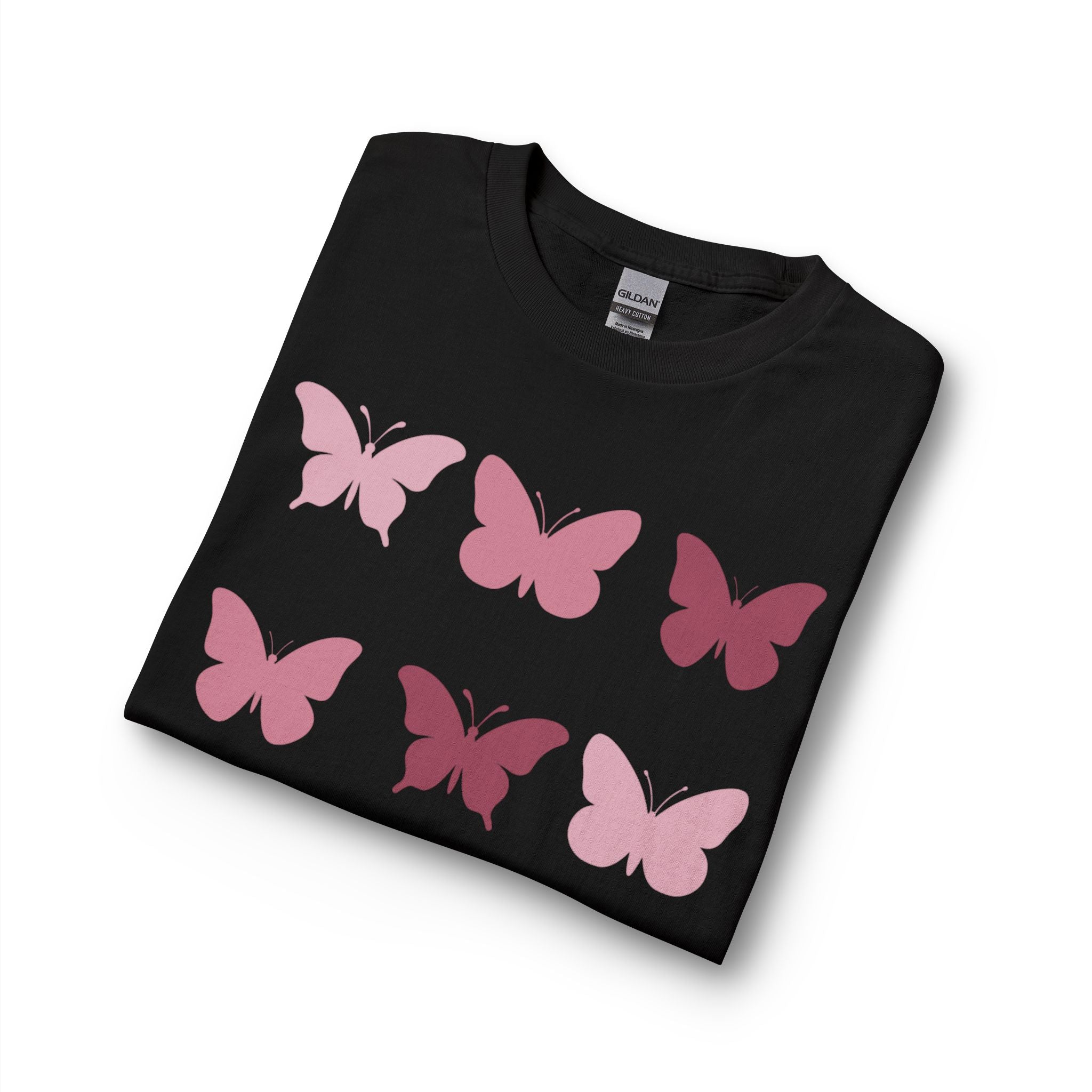 Butterfly Grid Long Sleeve Tee- solid