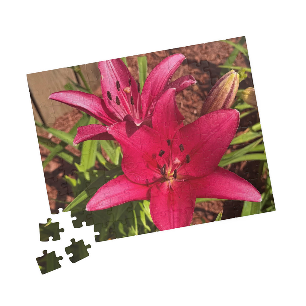 Pink Asiatic Lily Jigsaw Puzzle