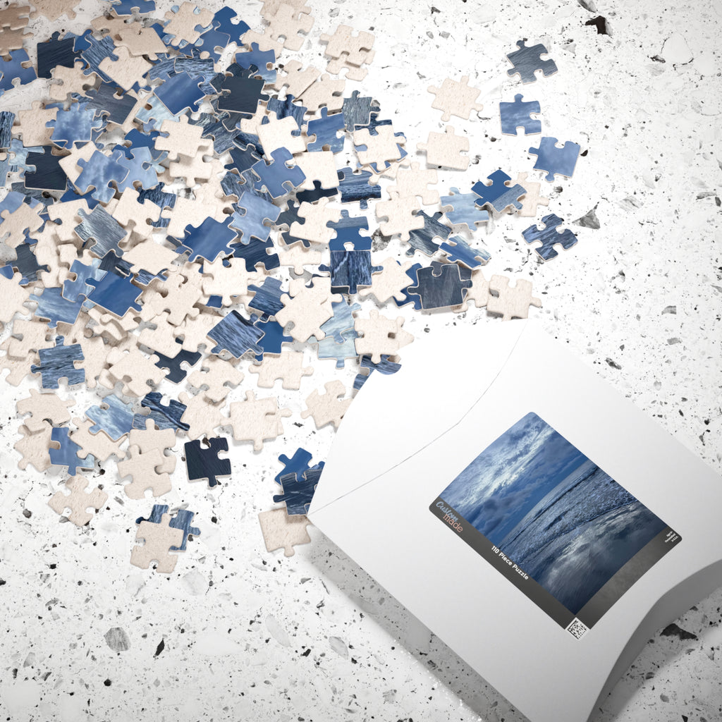 Cloudy Beach Jigsaw Puzzle