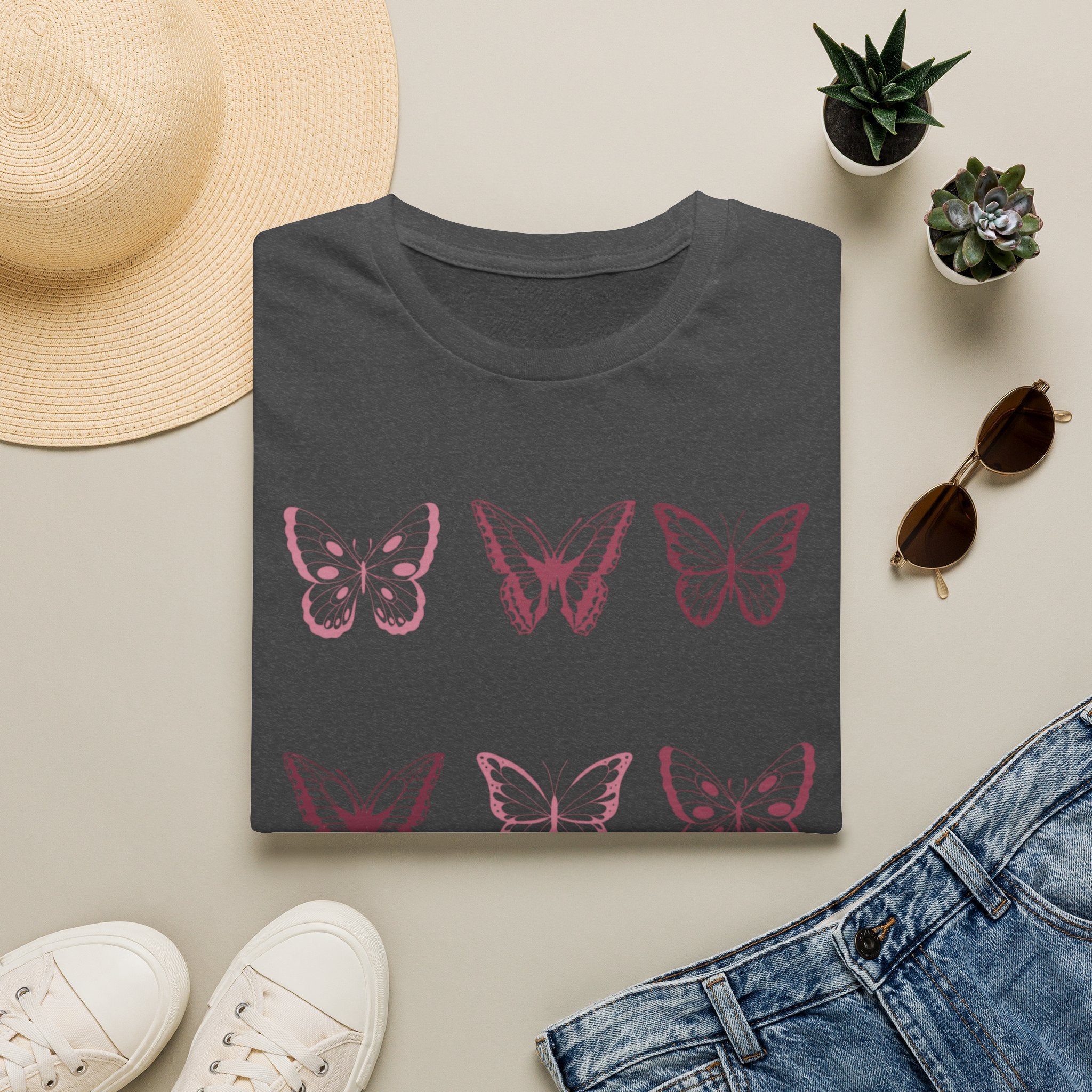 Butterfly Grid T-Shirt
