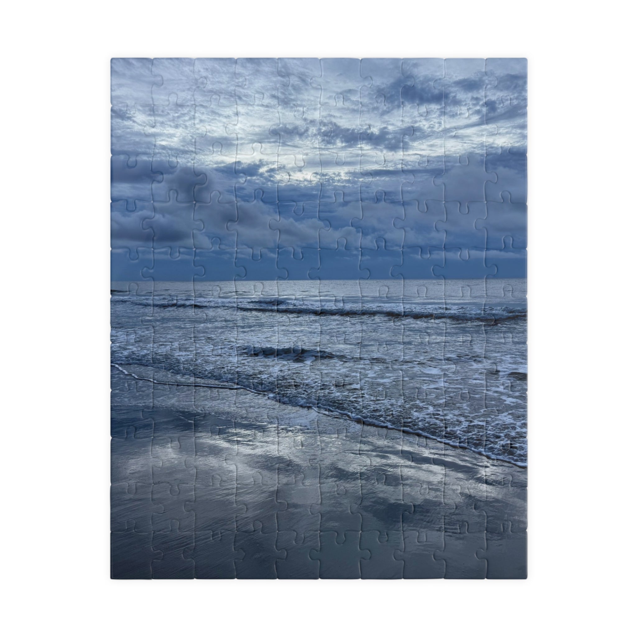 Cloudy Beach Jigsaw Puzzle