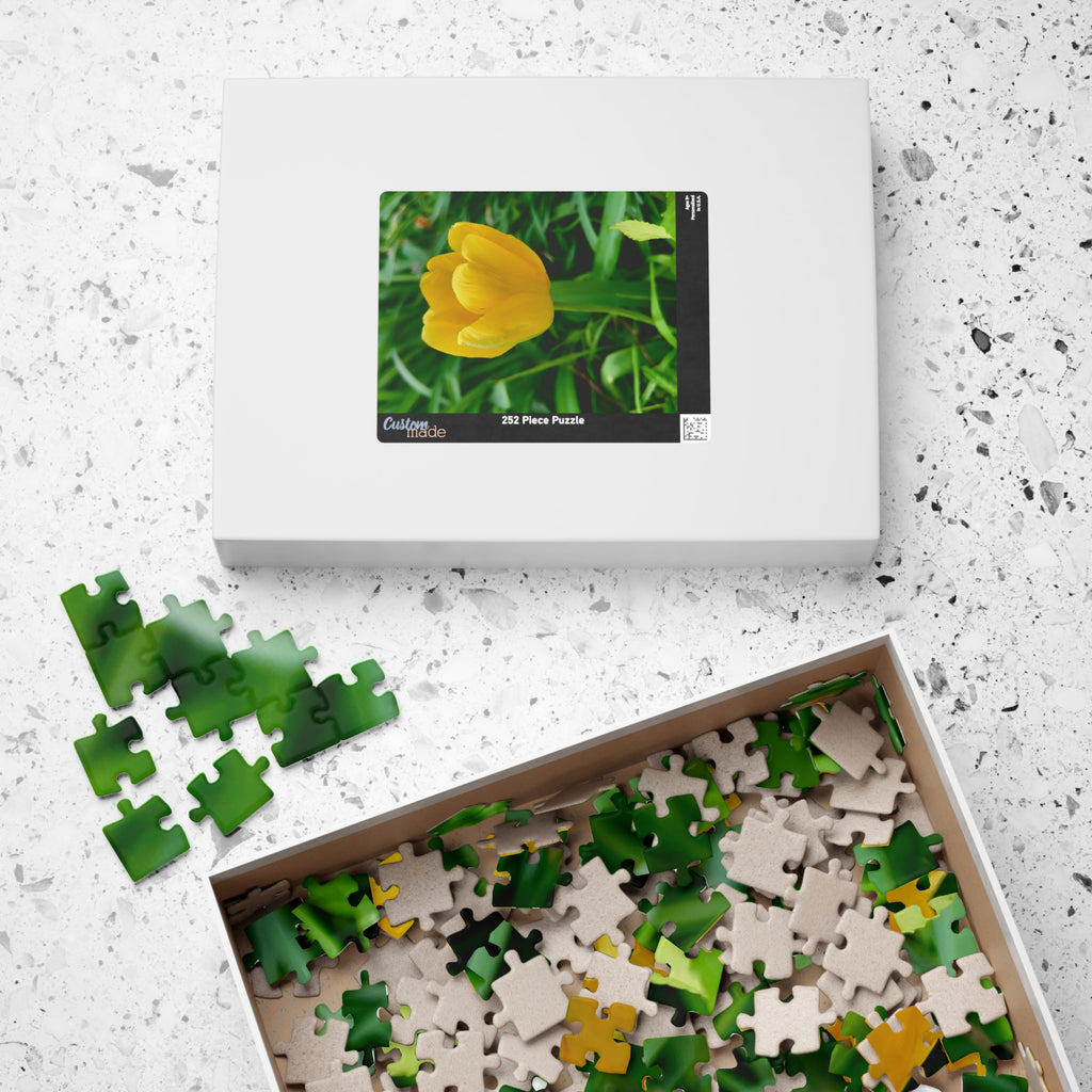Yellow Tulip Jigsaw Puzzle