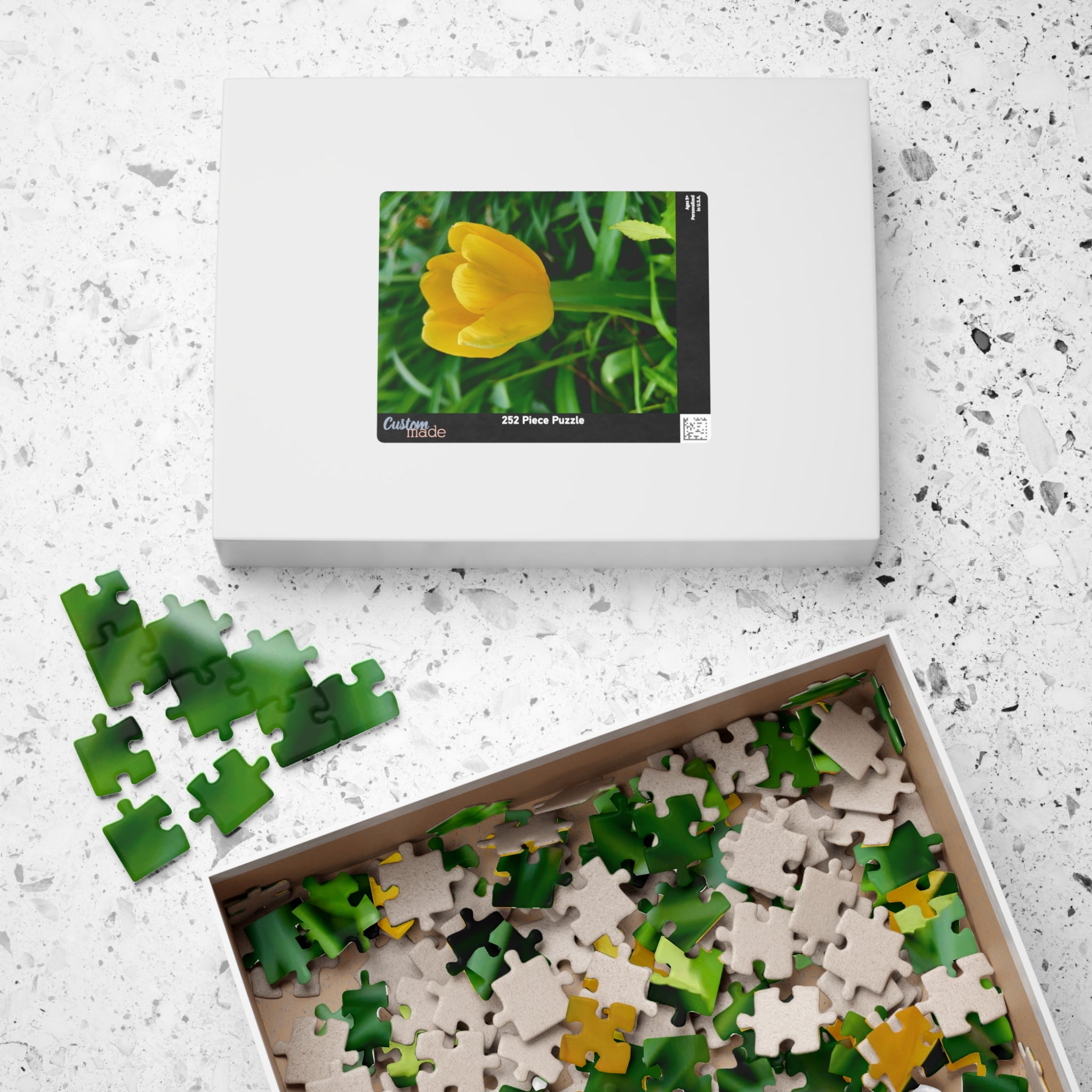 Yellow Tulip Jigsaw Puzzle
