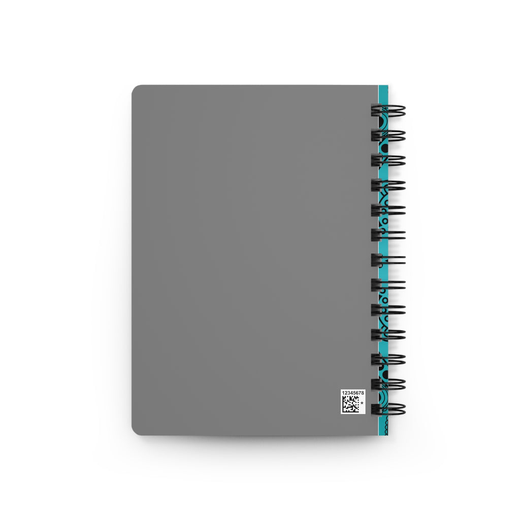 Blue Mandala Spiral Notebook