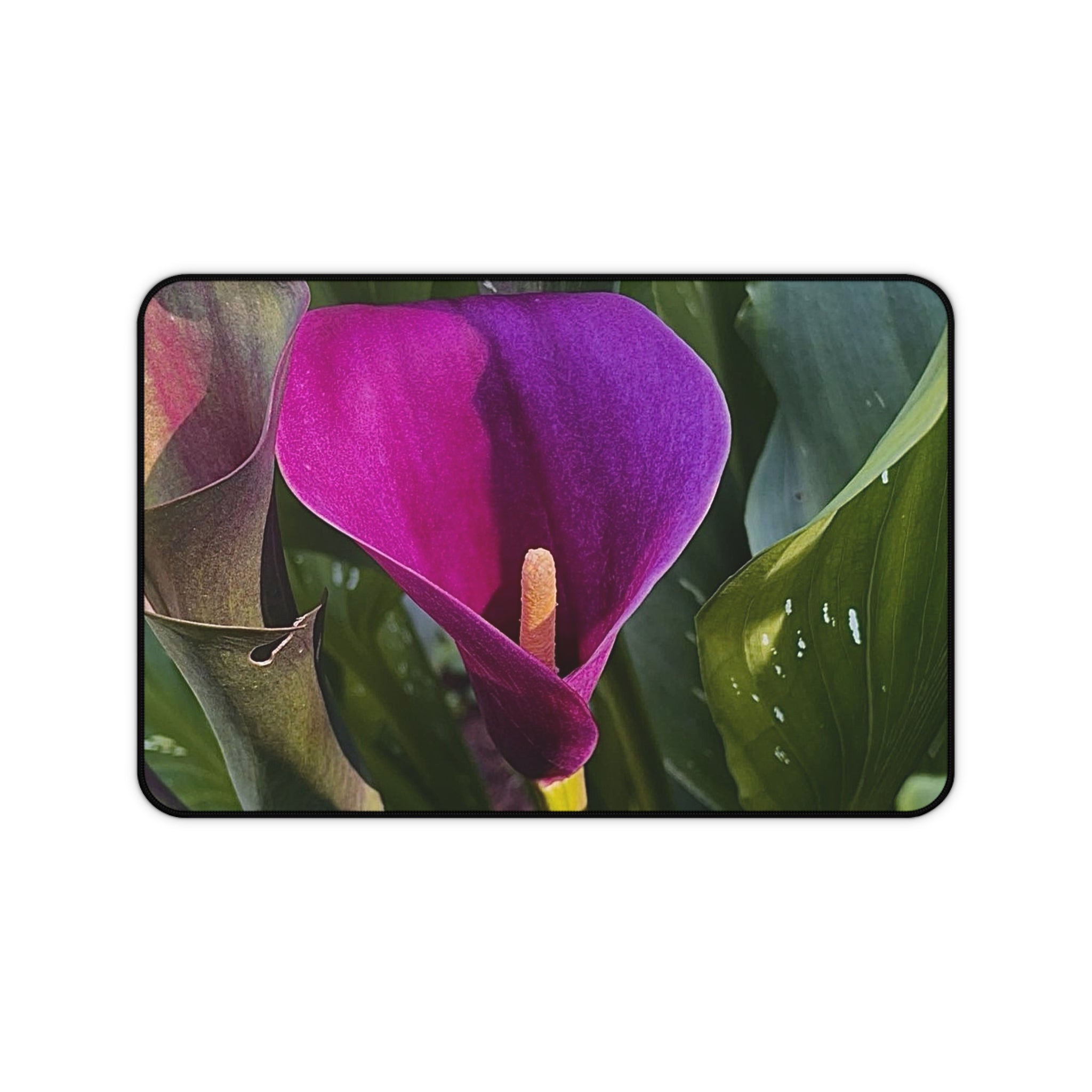 Purple Calla Lily Desk Mat