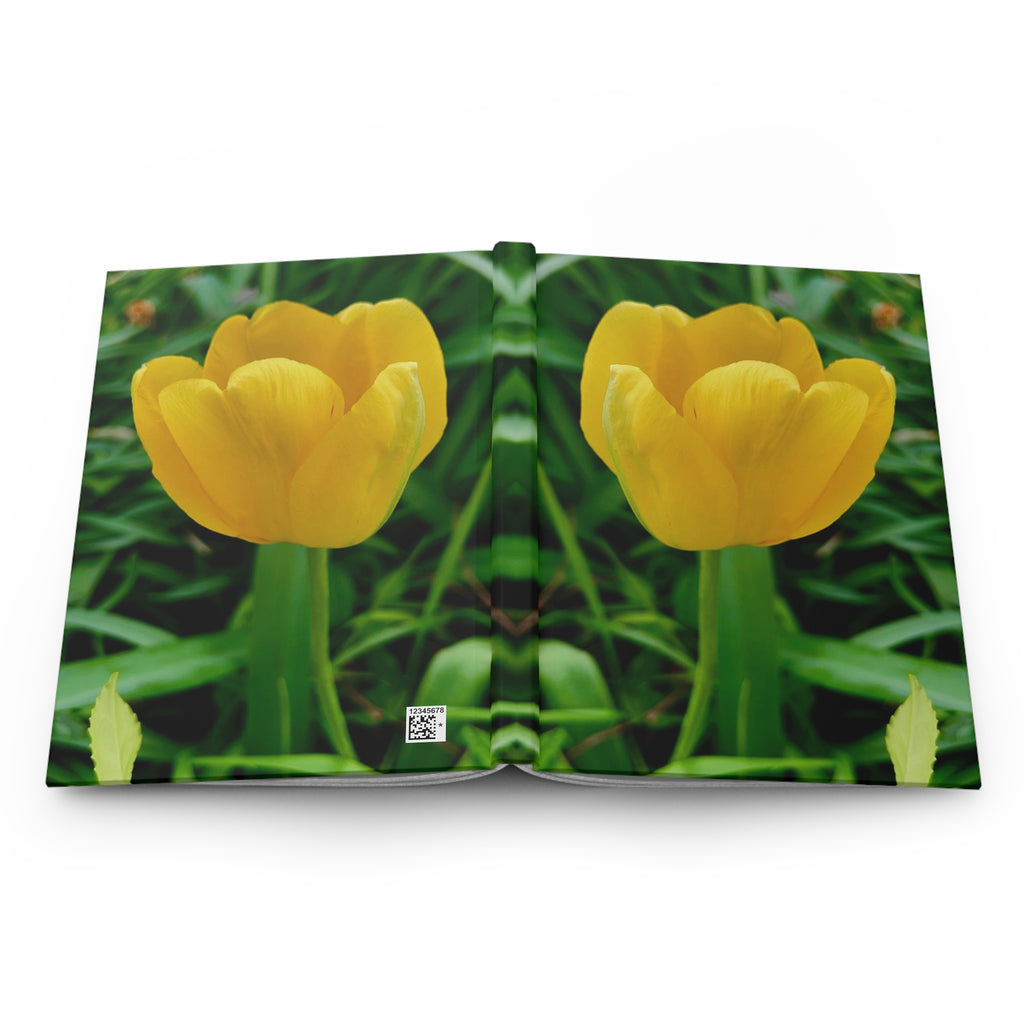 Yellow Tulip Hardcover Journal