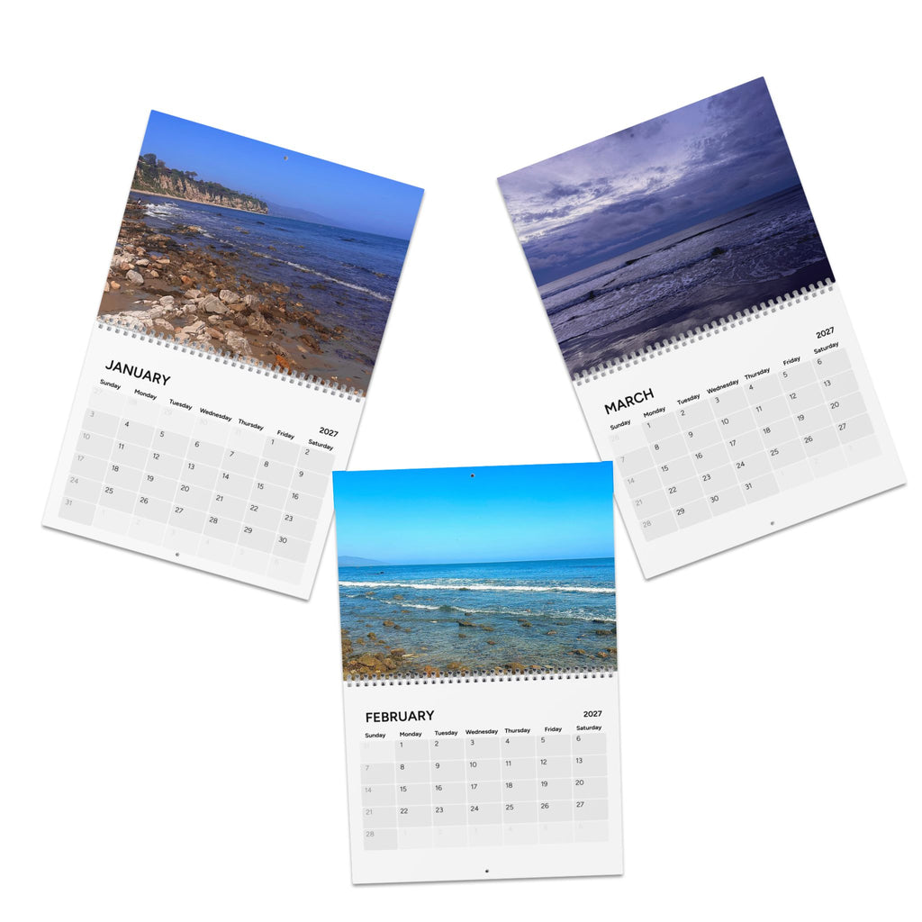Beach 2027 Wall Calendar