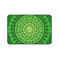 Green Mandala Desk Mat