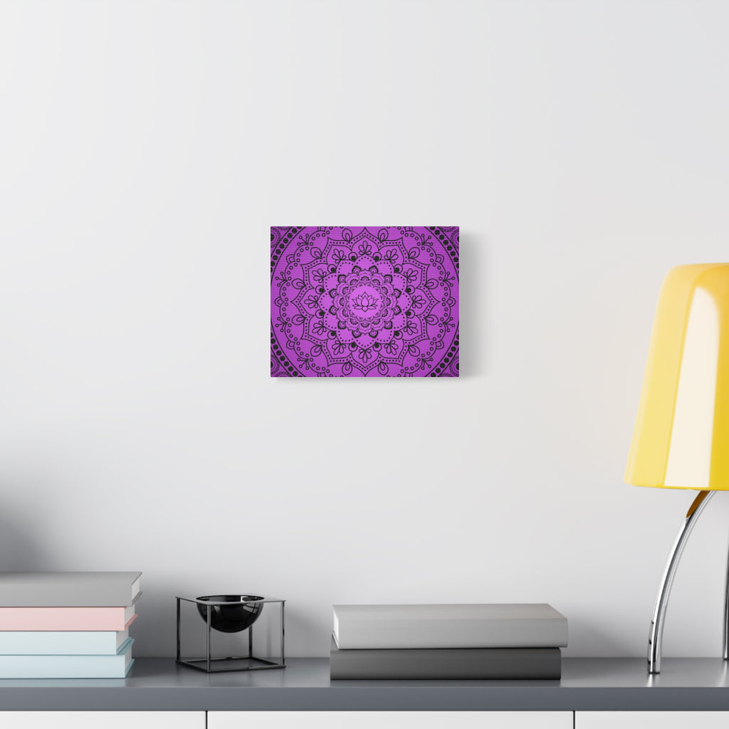 Purple Mandala Canvas Print