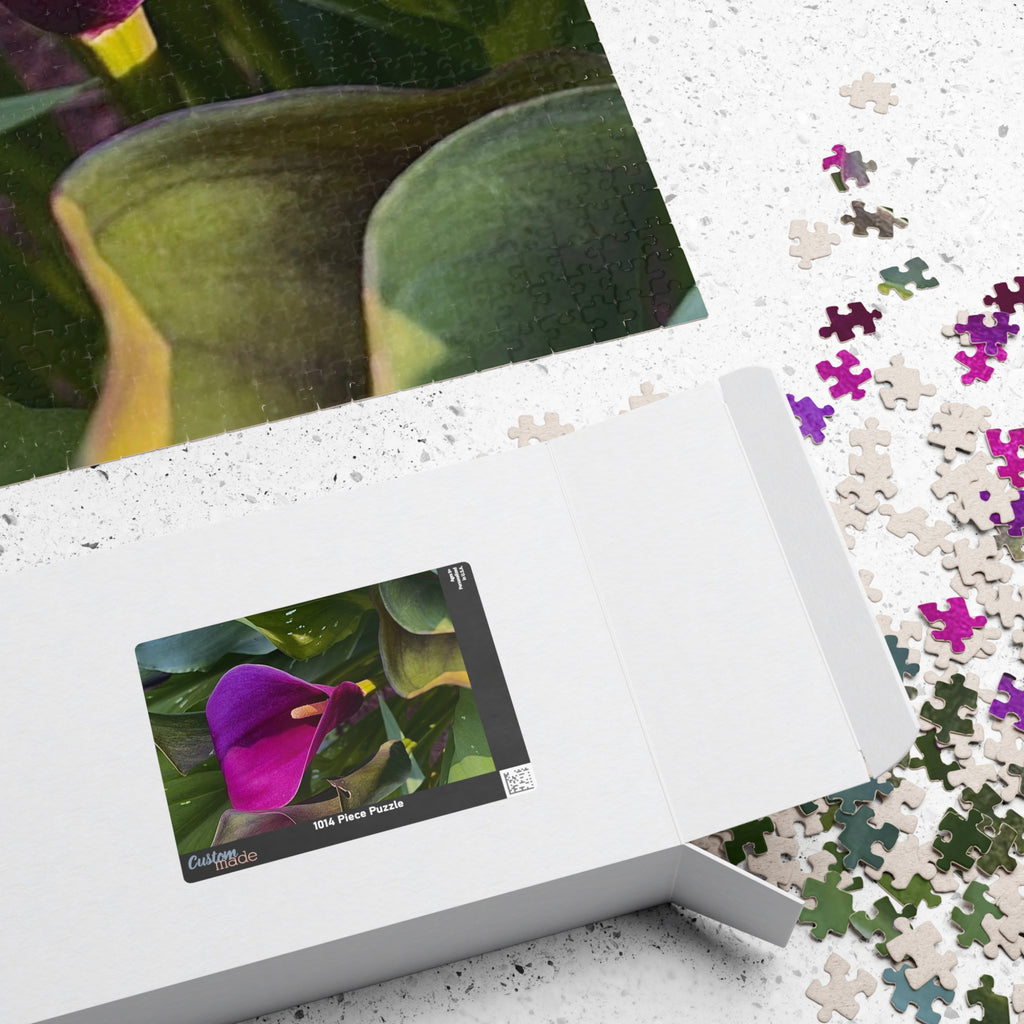 Purple Calla Lily Jigsaw Puzzle
