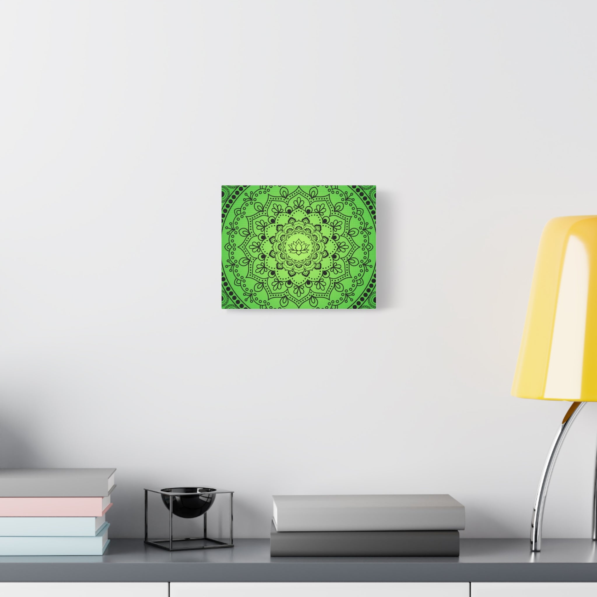 Green Mandala Canvas Print