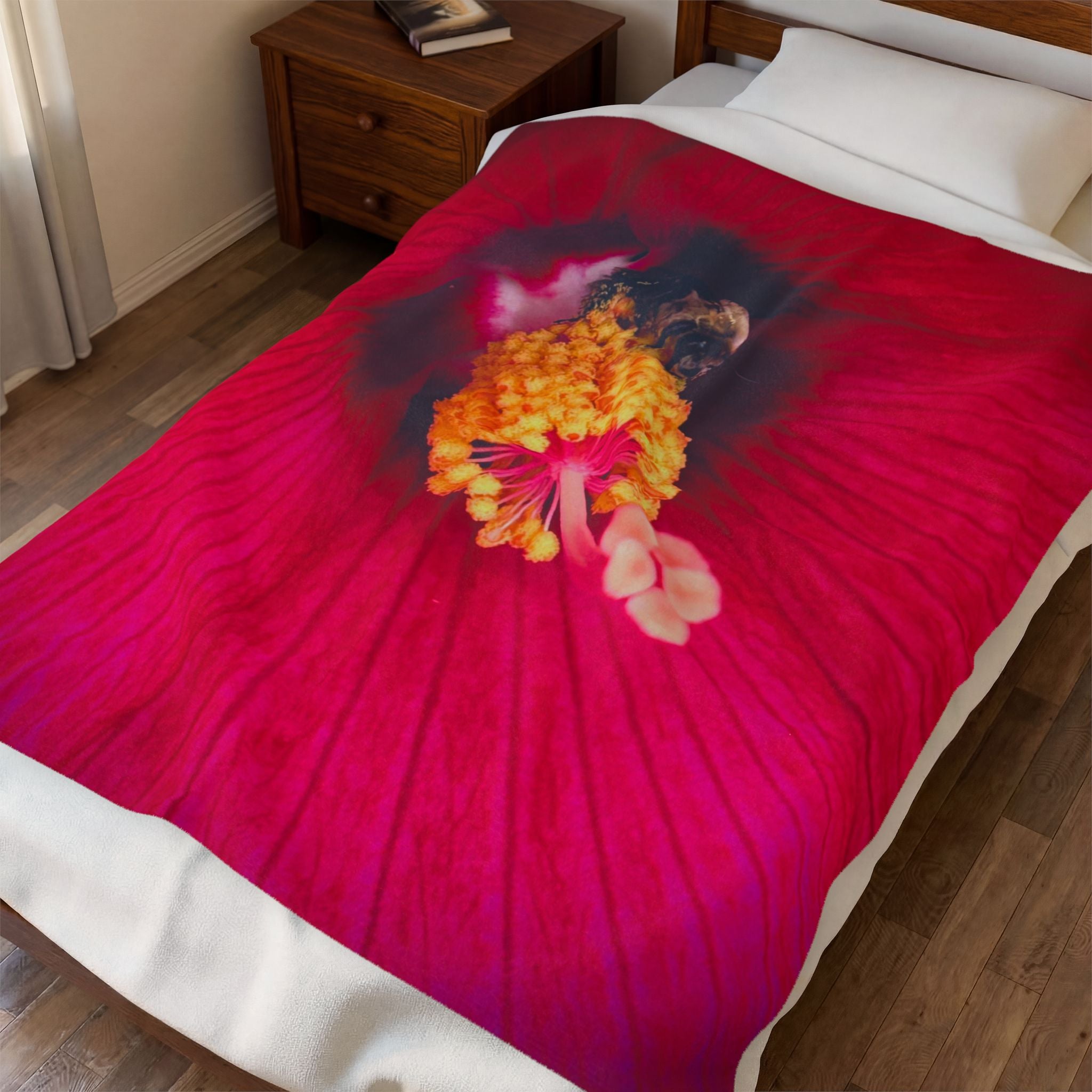 Sleeping Bee Throw Blanket